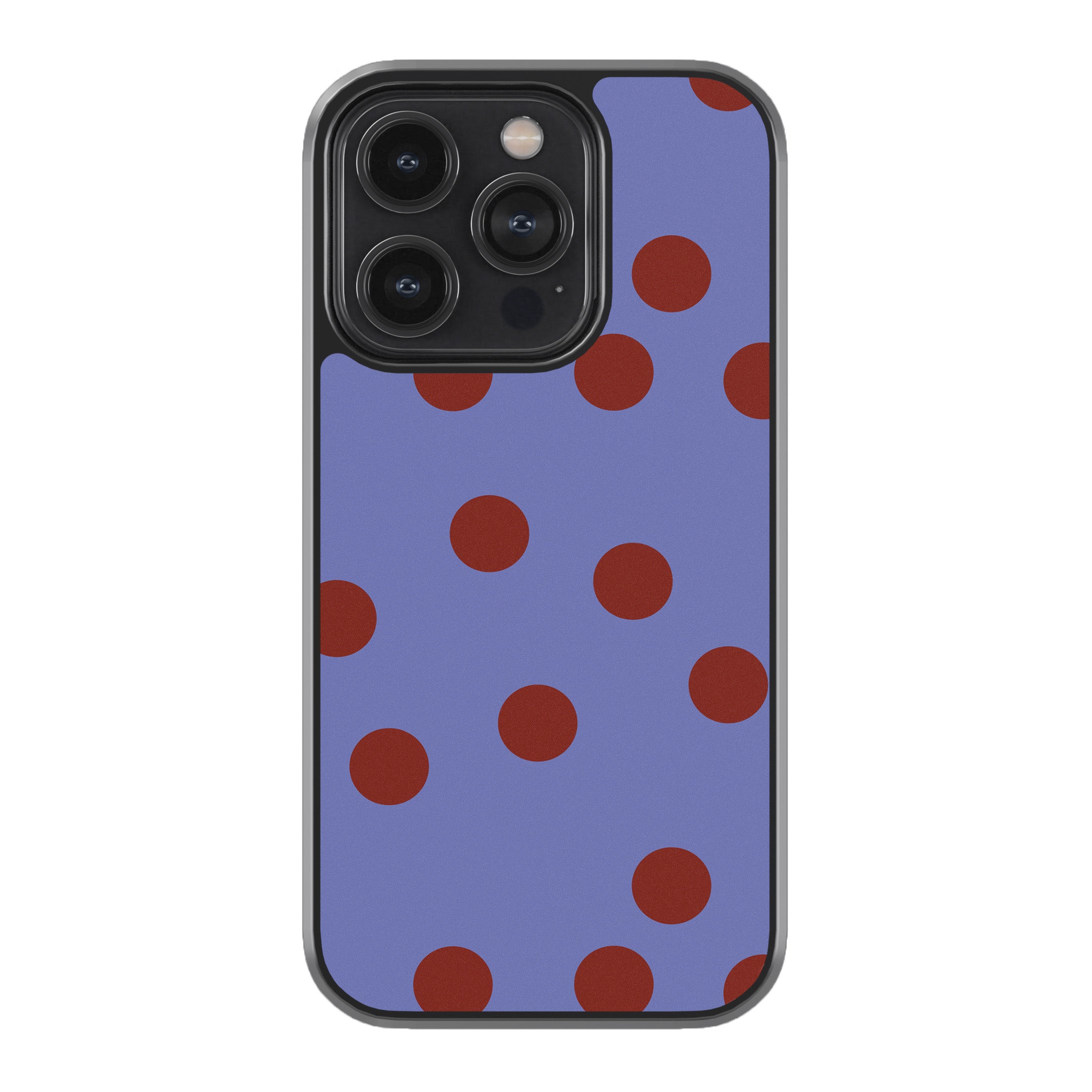 Blue Maroon Dot Phone Cover