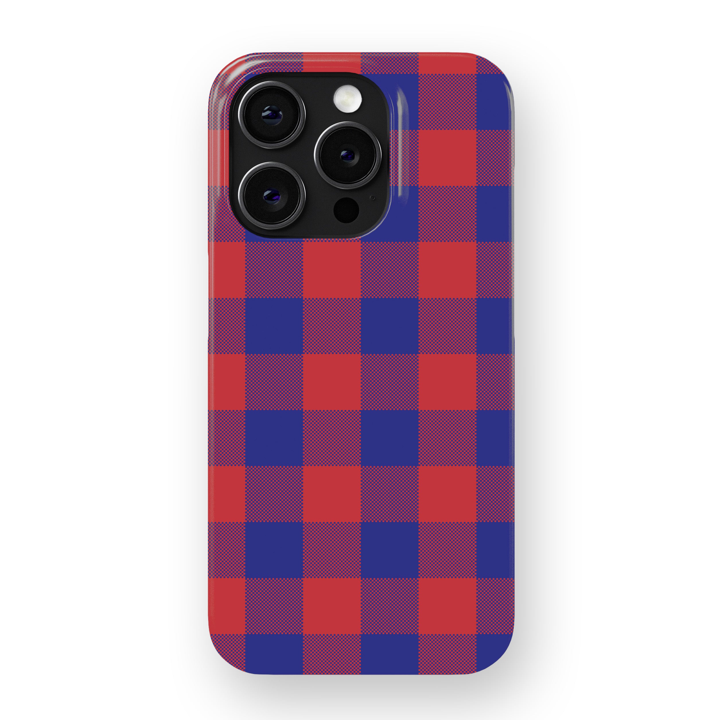 Blue Red Buffalo Check Phone Cover