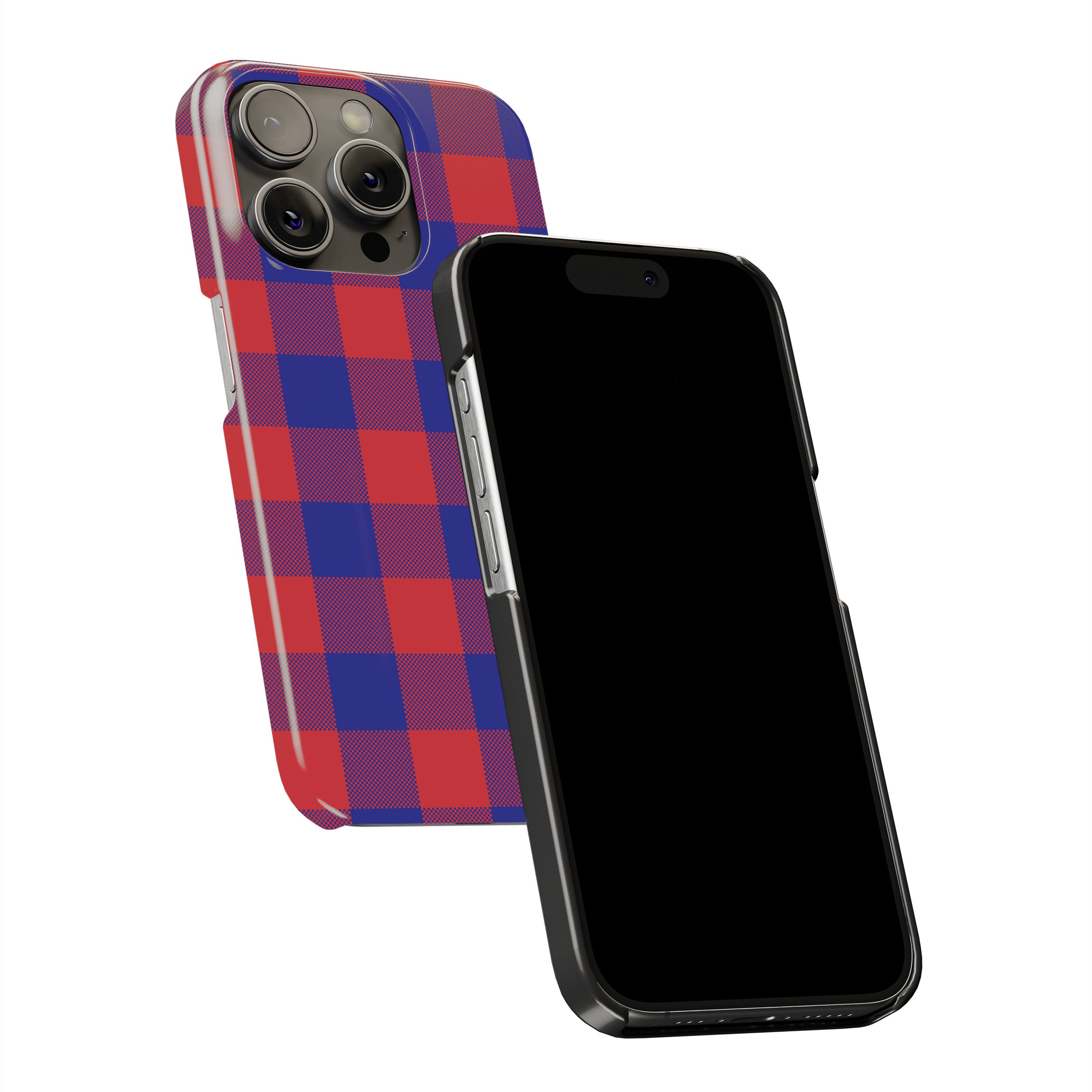 Blue Red Buffalo Check Phone Cover
