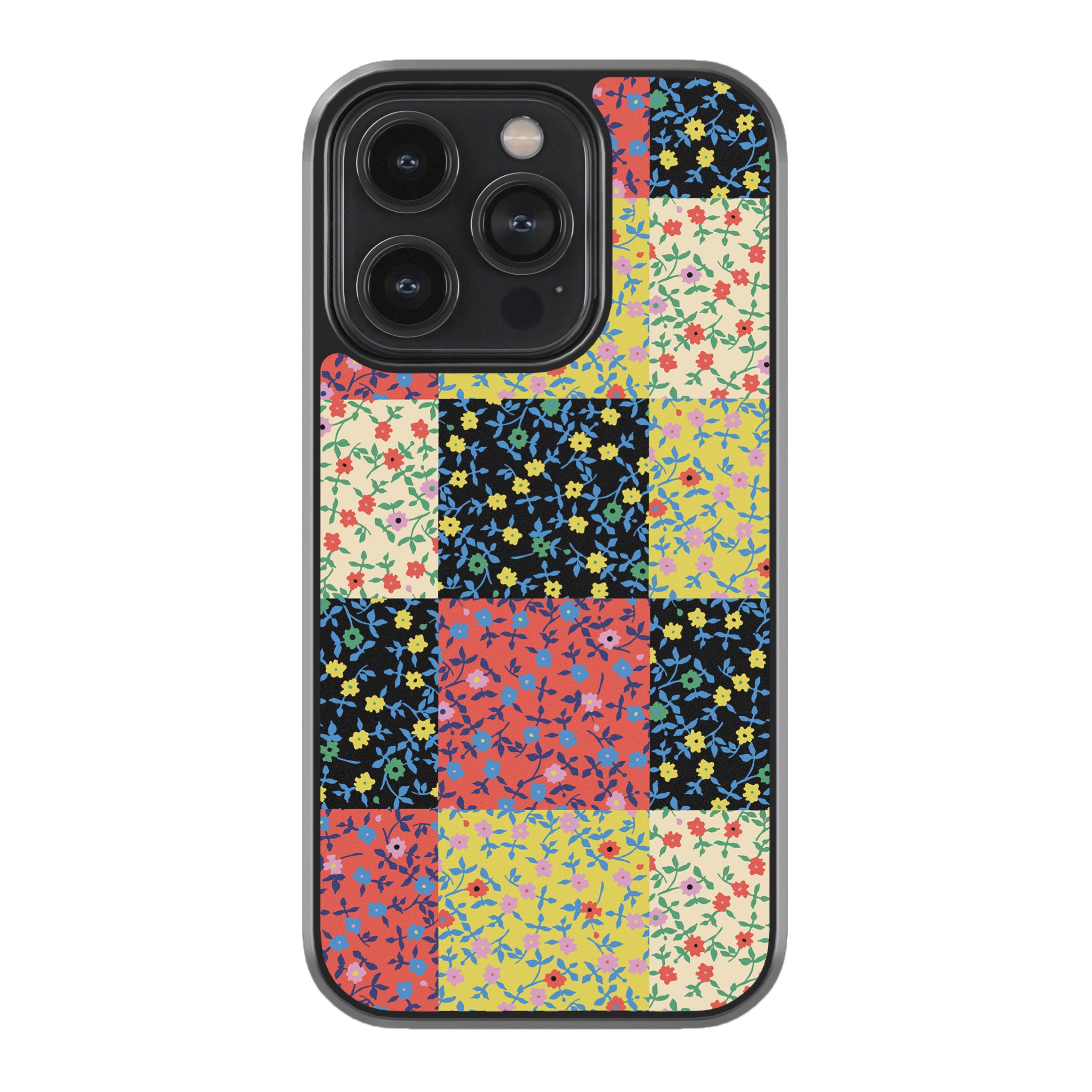 Calico Block Phone Cover