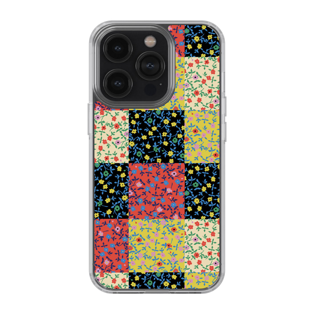 Calico Block Phone Cover