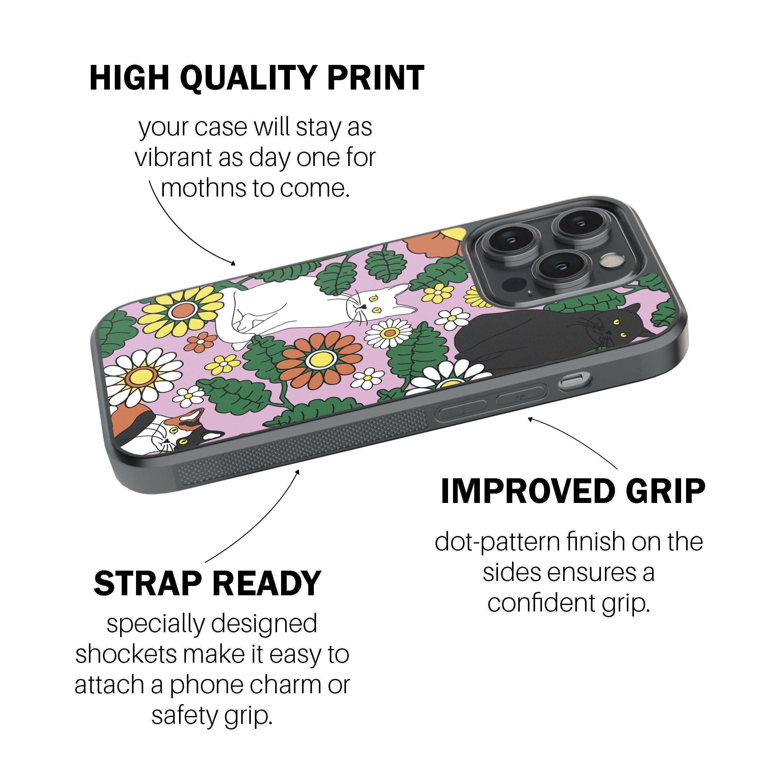 Daisy Cat Phone Cover