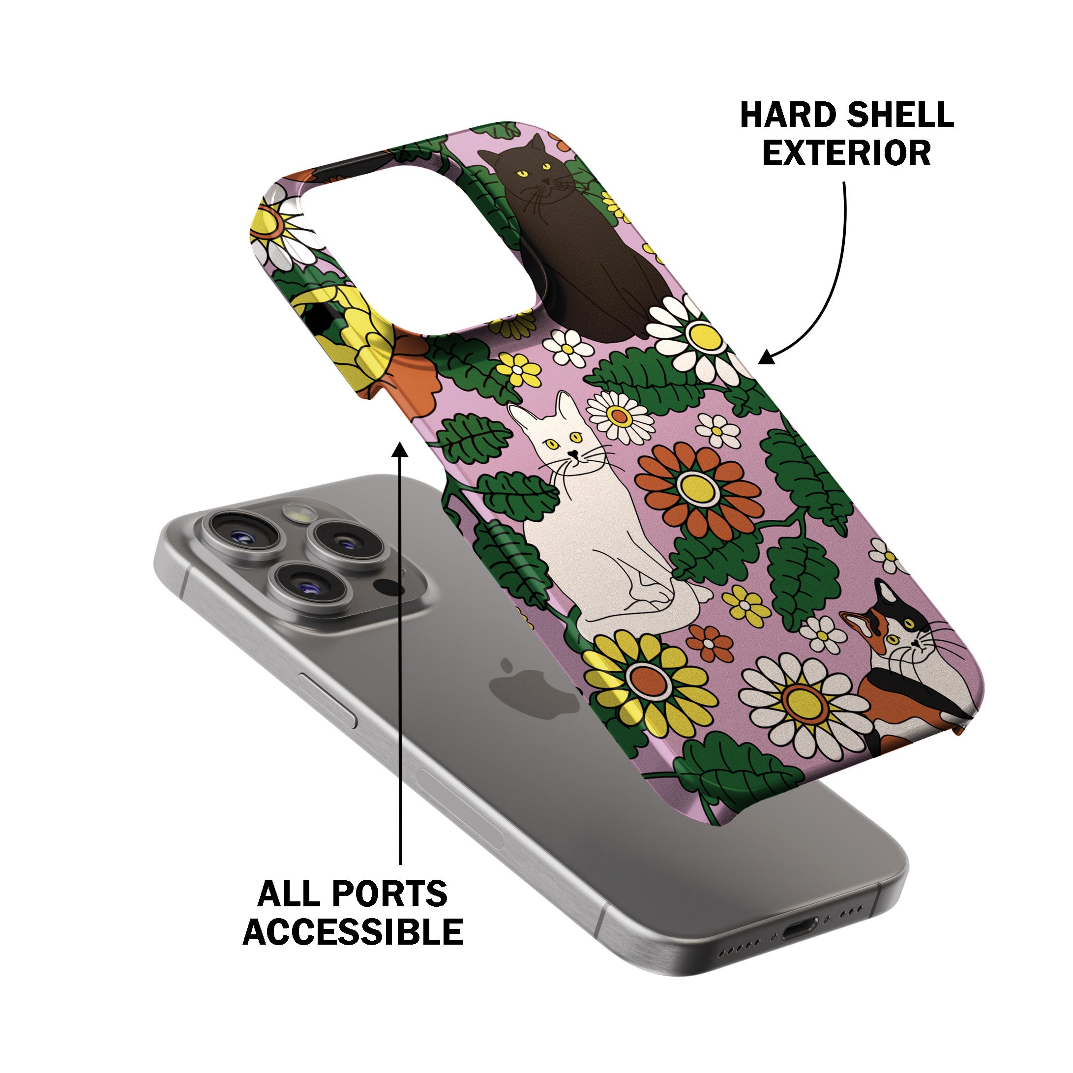 Daisy Cat Phone Cover