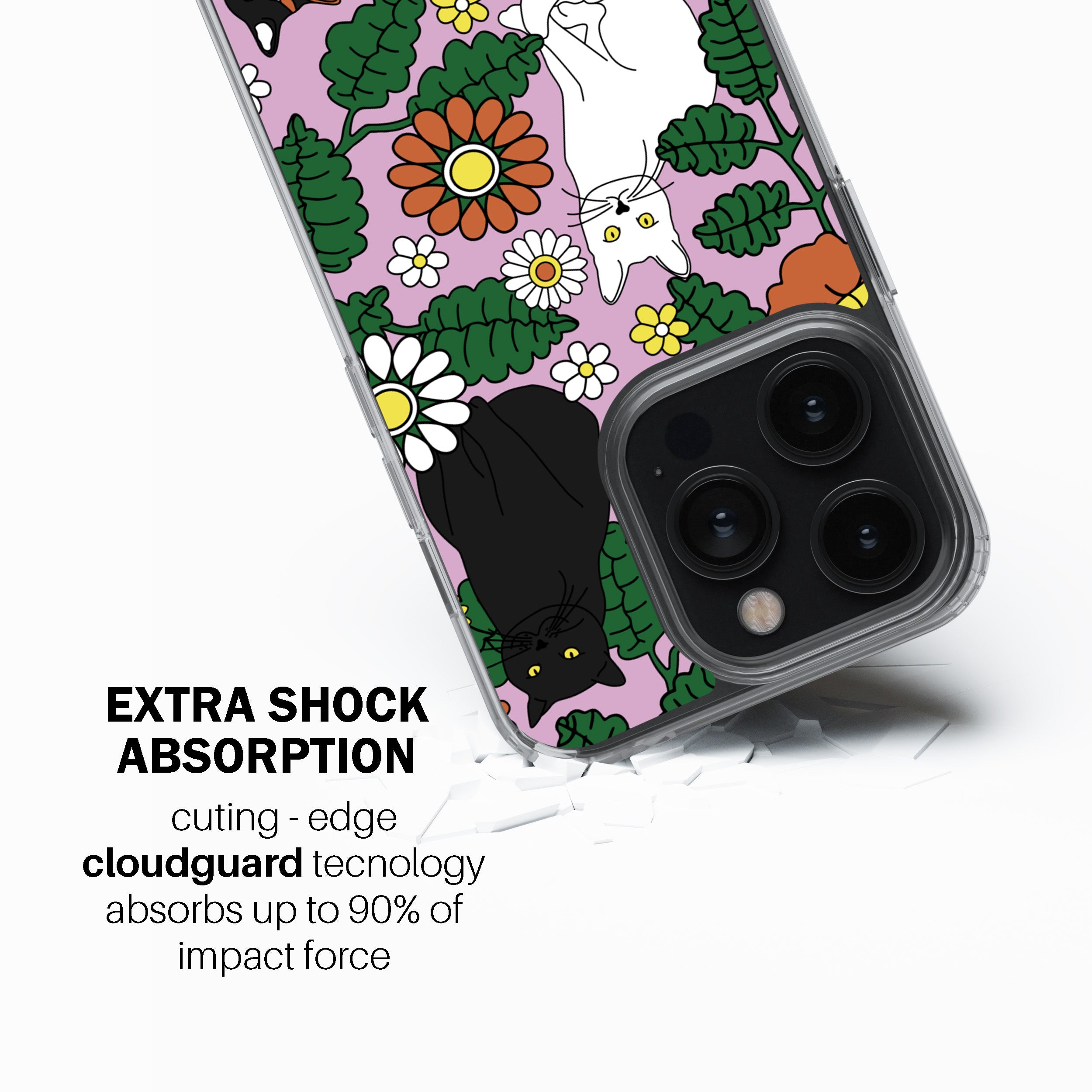 Daisy Cat Phone Cover