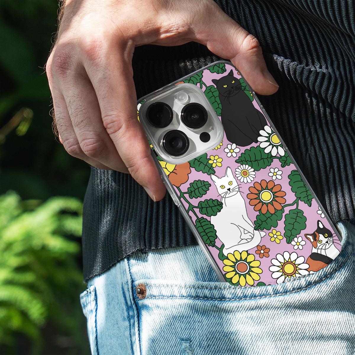 Daisy Cat Phone Cover