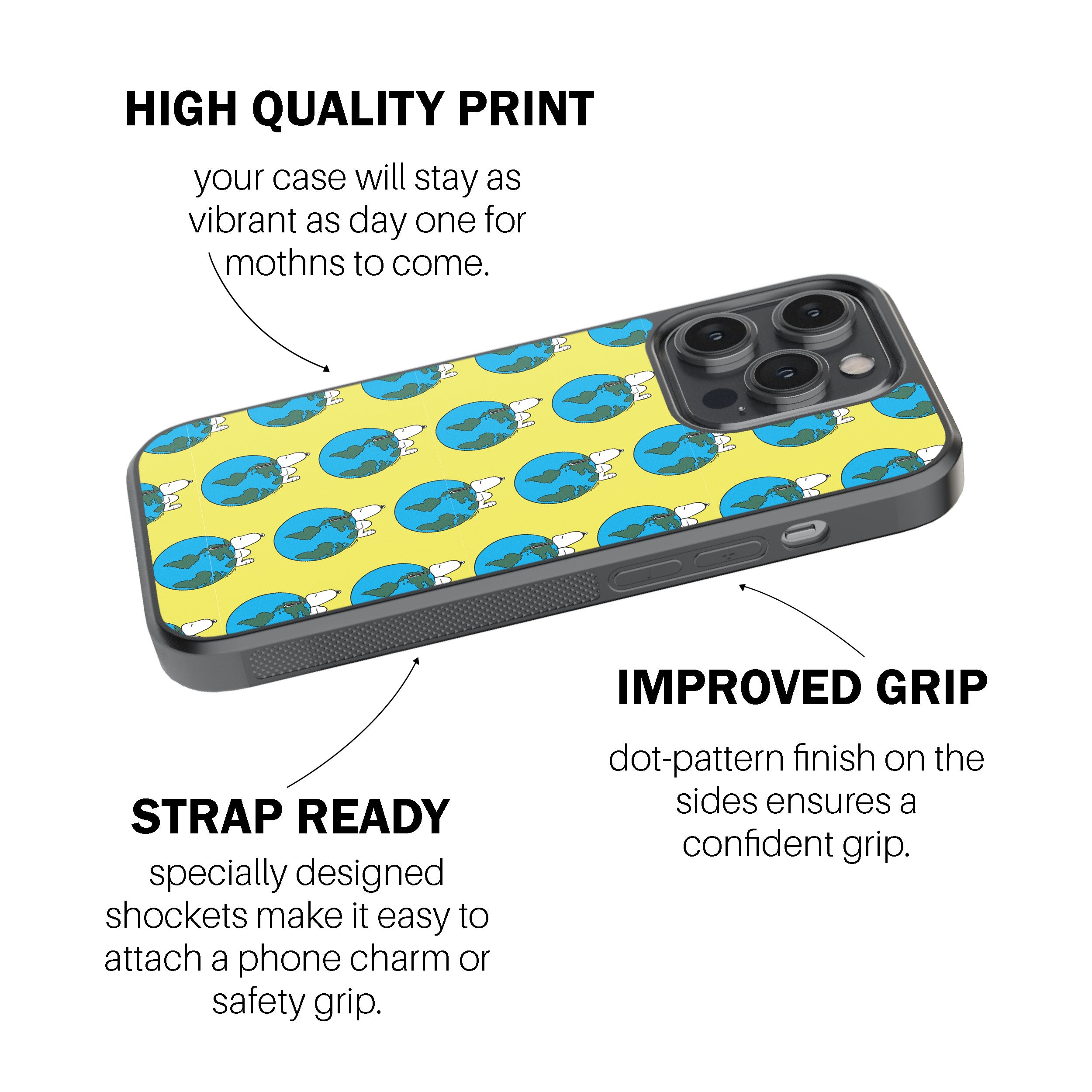 Earth Snoopy Phone Cover