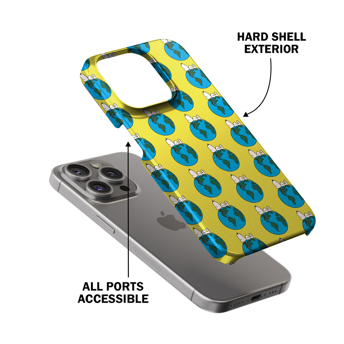 Earth Snoopy Phone Cover