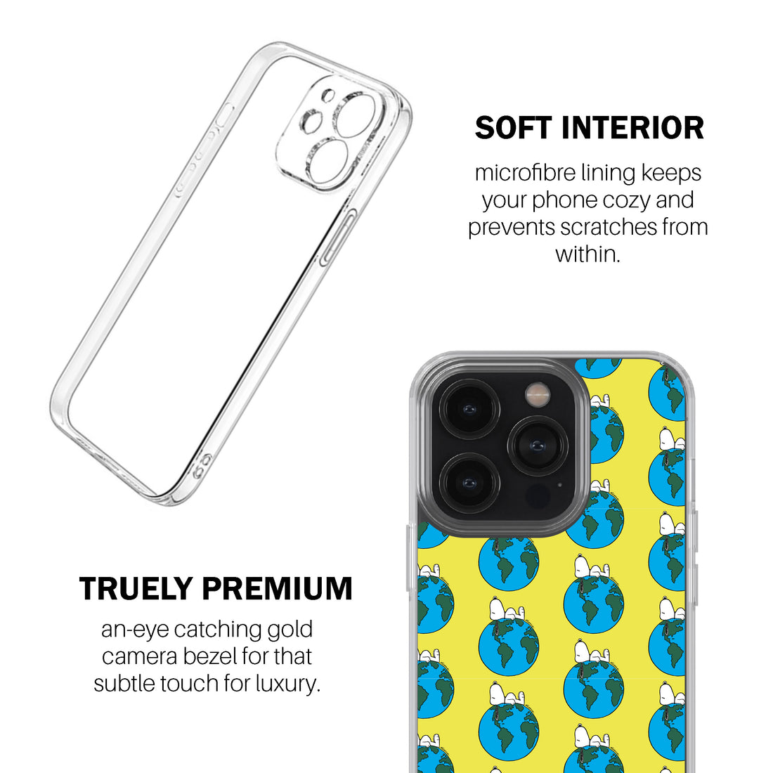 Earth Snoopy Phone Cover
