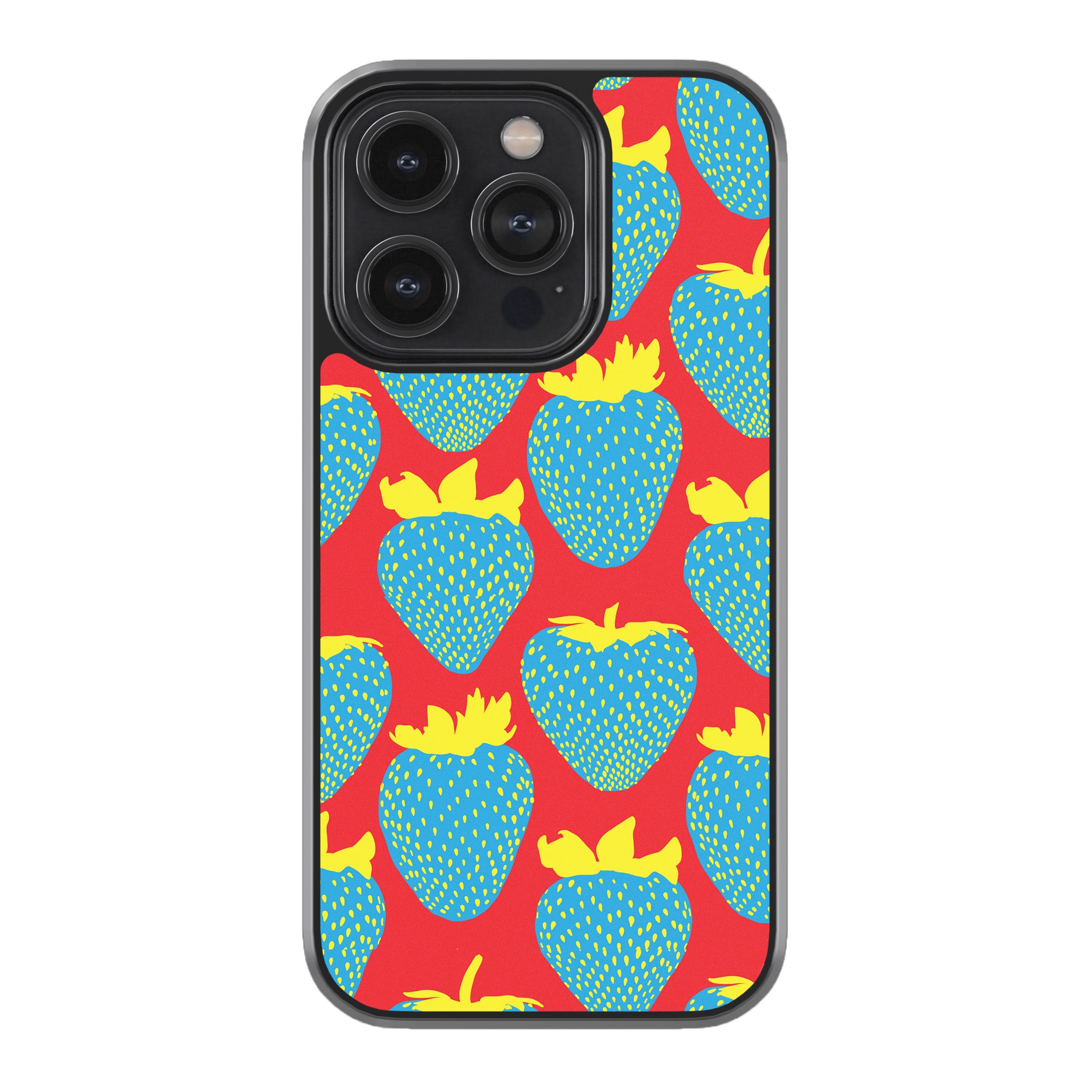 Electric Strawberry Cerulean Phone Cover