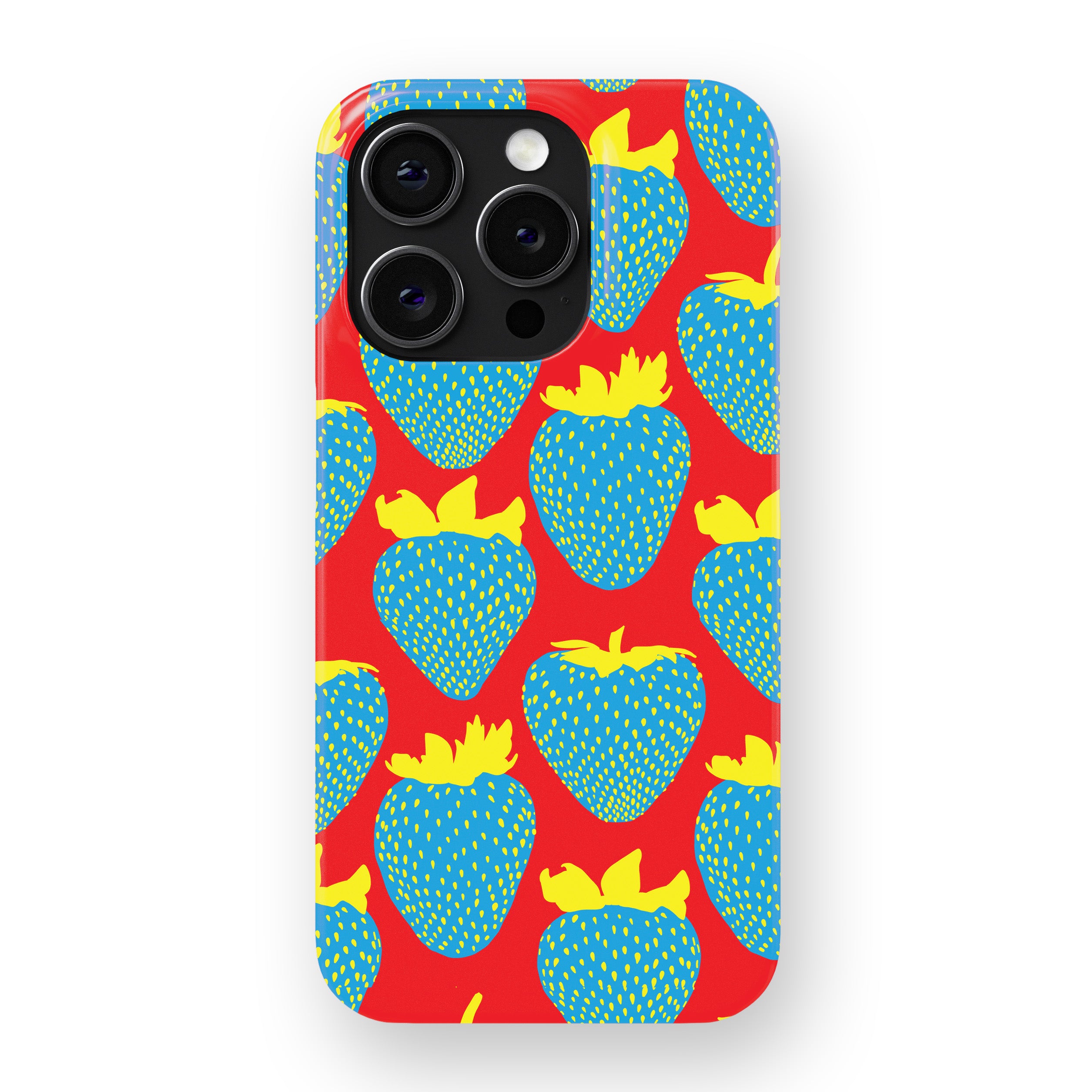 Electric Strawberry Cerulean Phone Cover