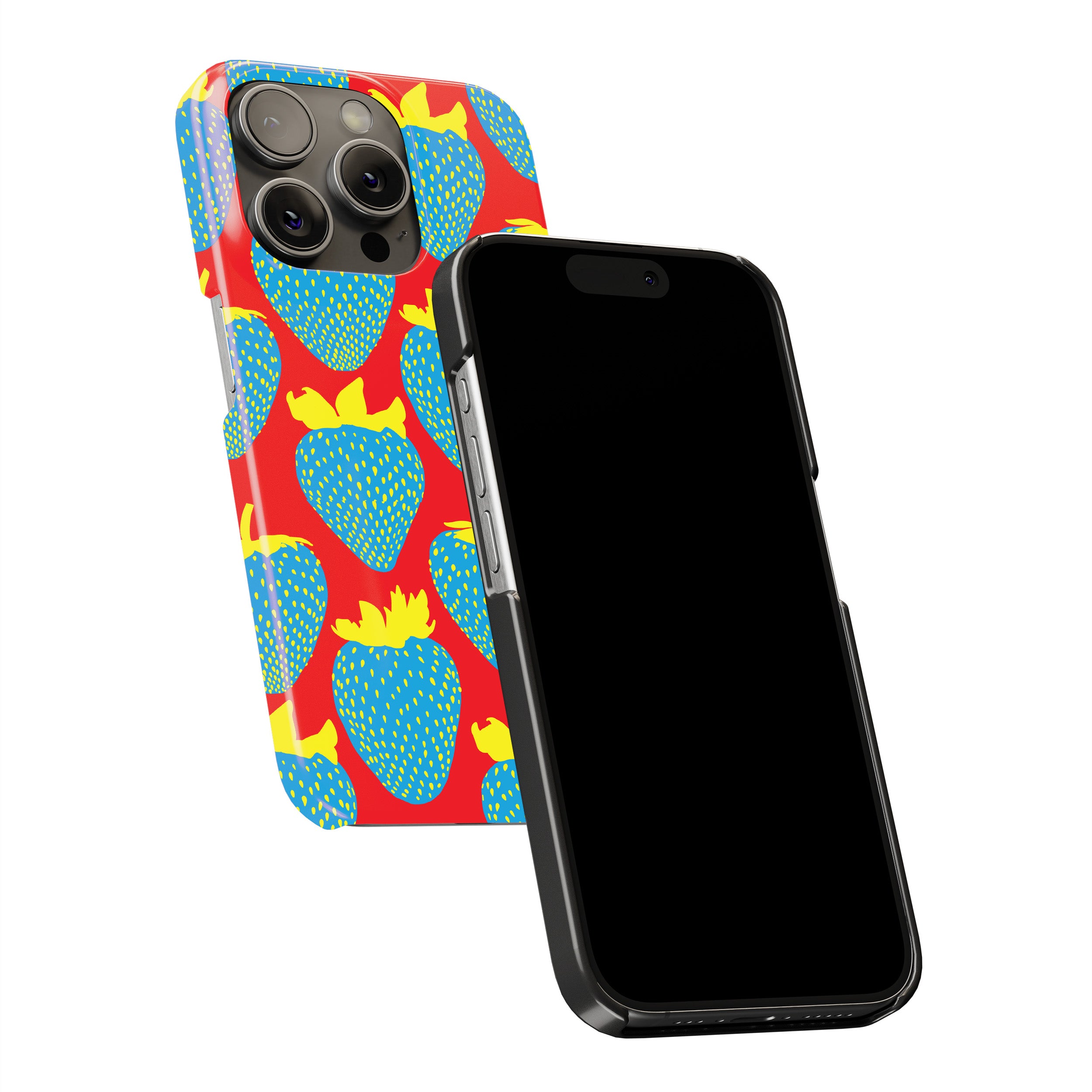 Electric Strawberry Cerulean Phone Cover
