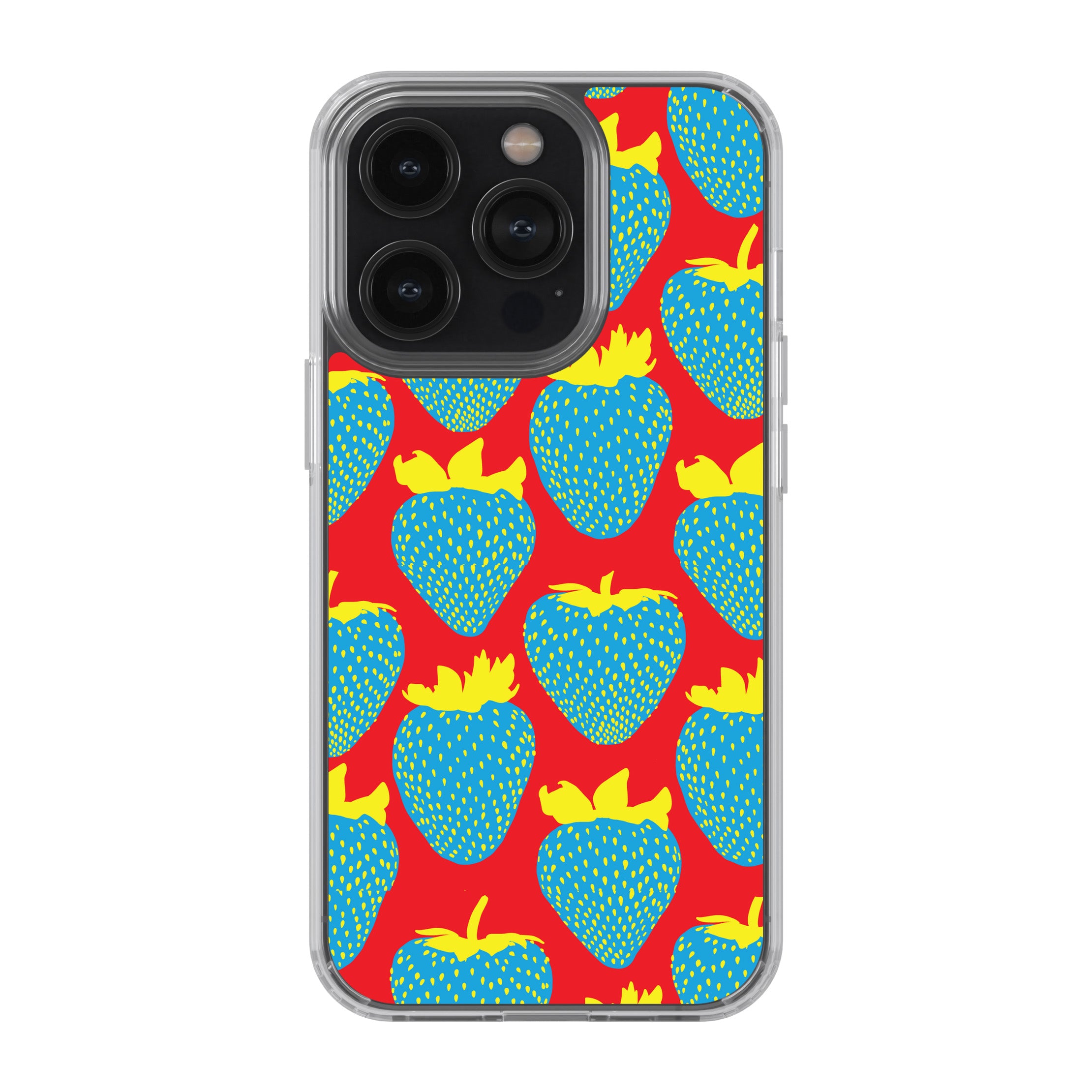Electric Strawberry Cerulean Phone Cover