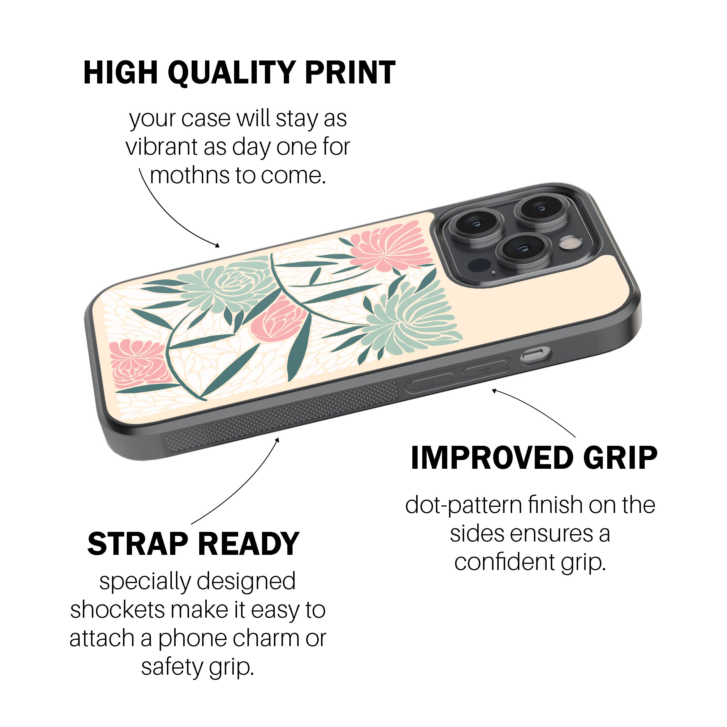 Retro Blossom Phone Cover