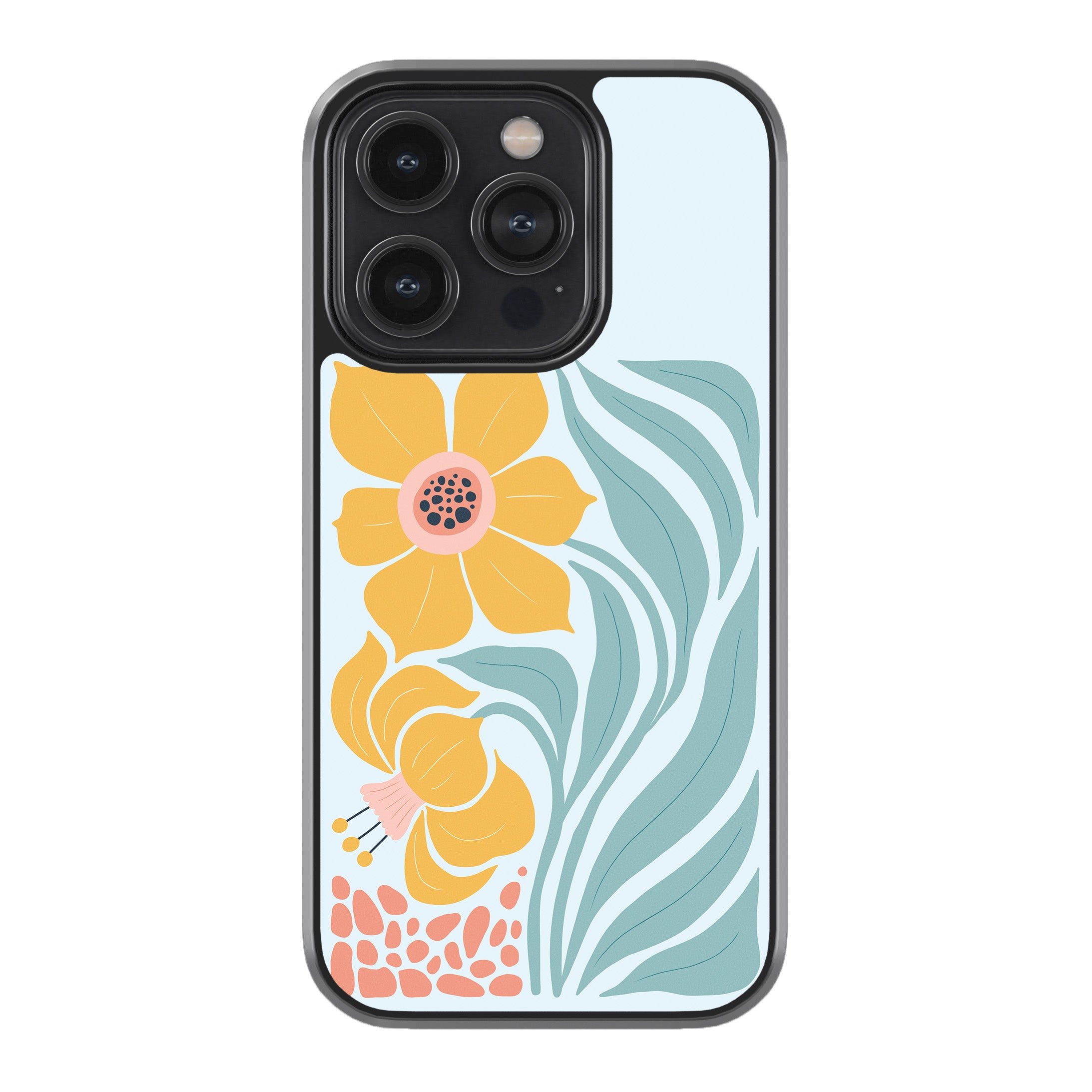 Flaming Hibiscus Phone Cover