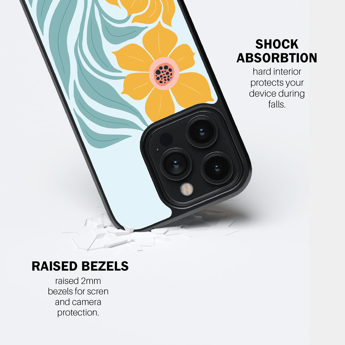 Flaming Hibiscus Phone Cover