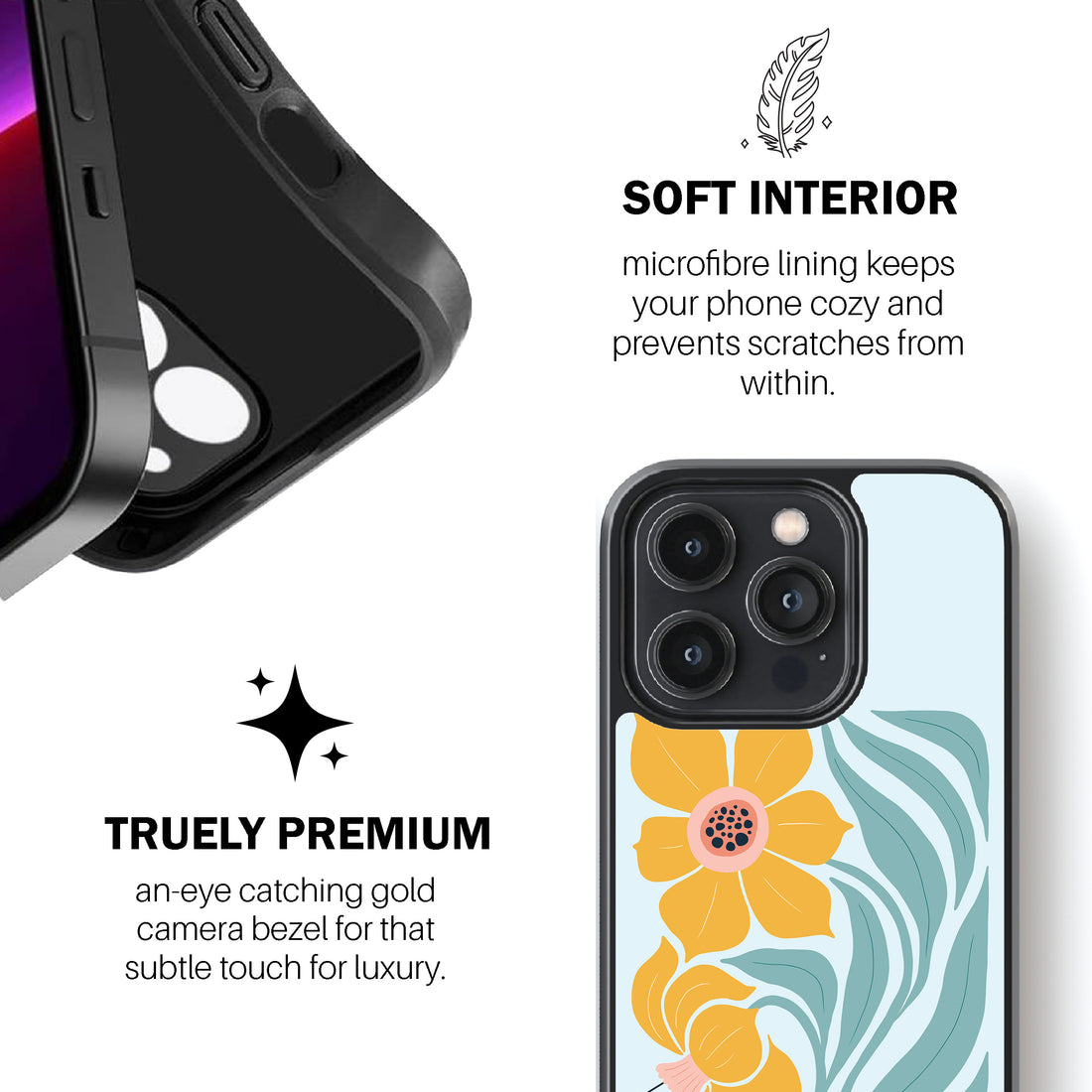 Flaming Hibiscus Phone Cover