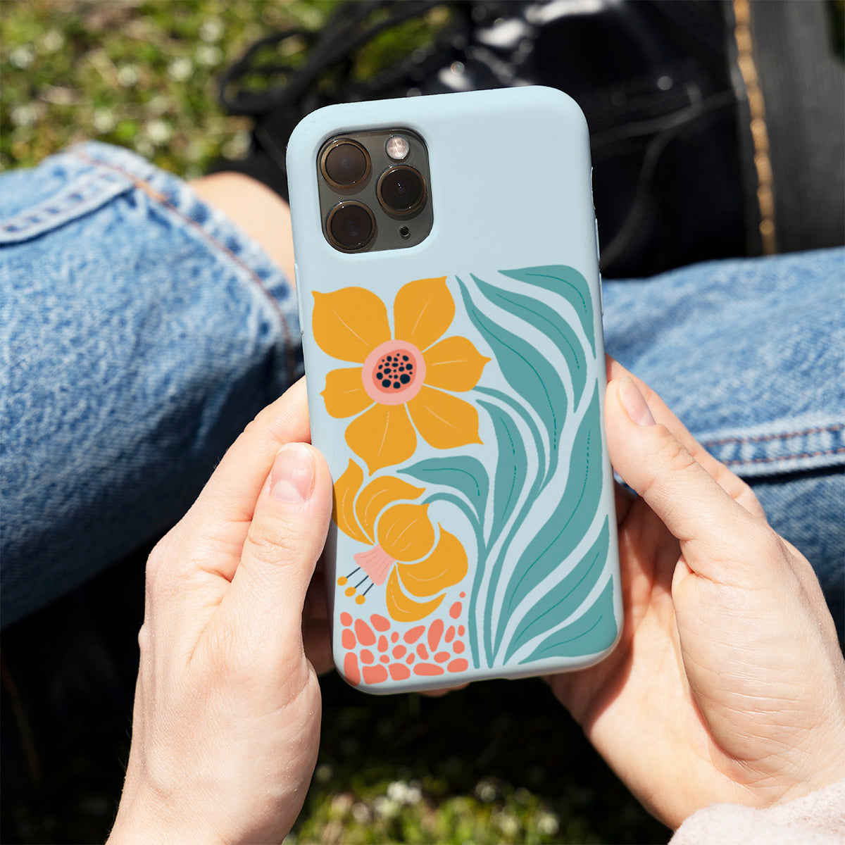 Flaming Hibiscus Phone Cover