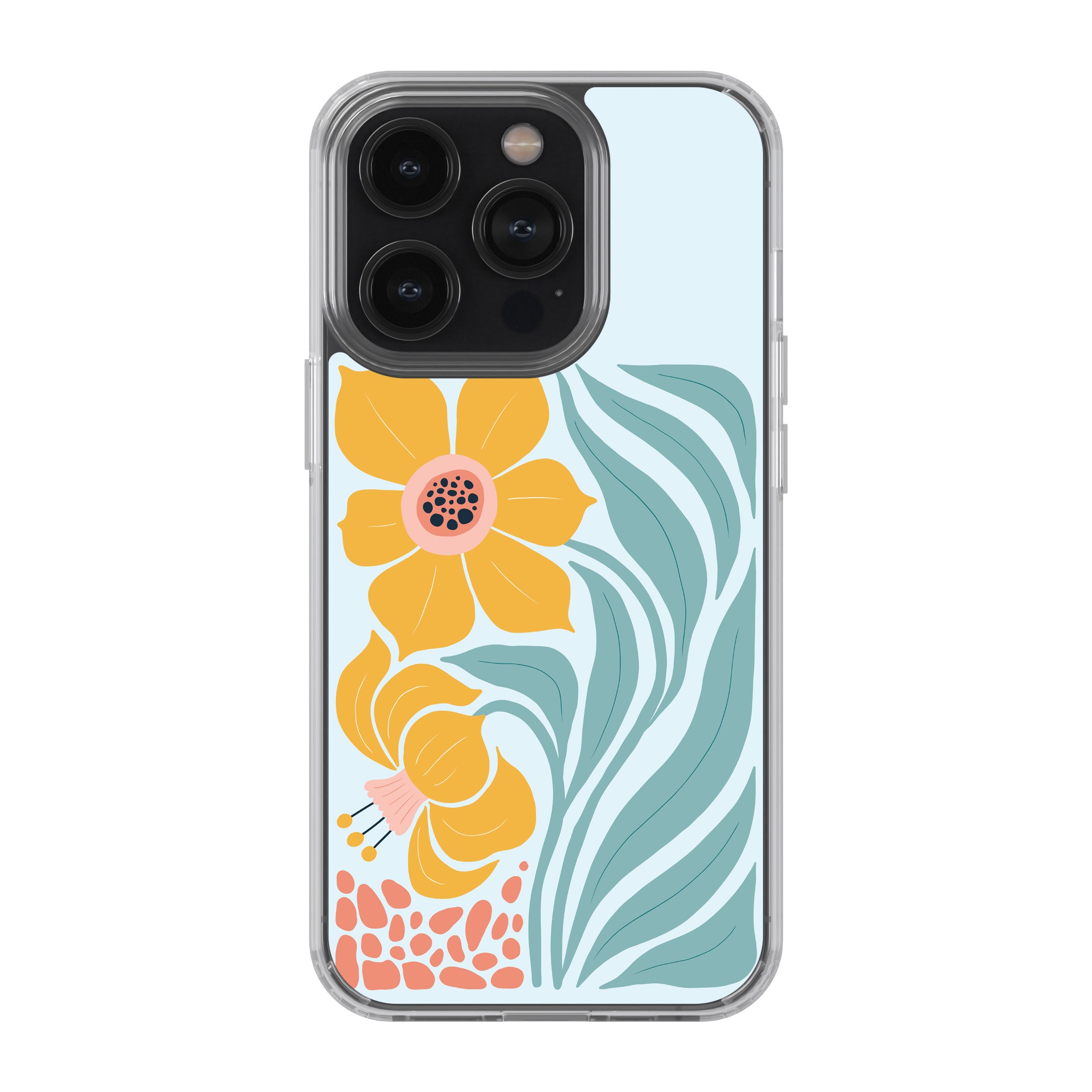 Flaming Hibiscus Phone Cover