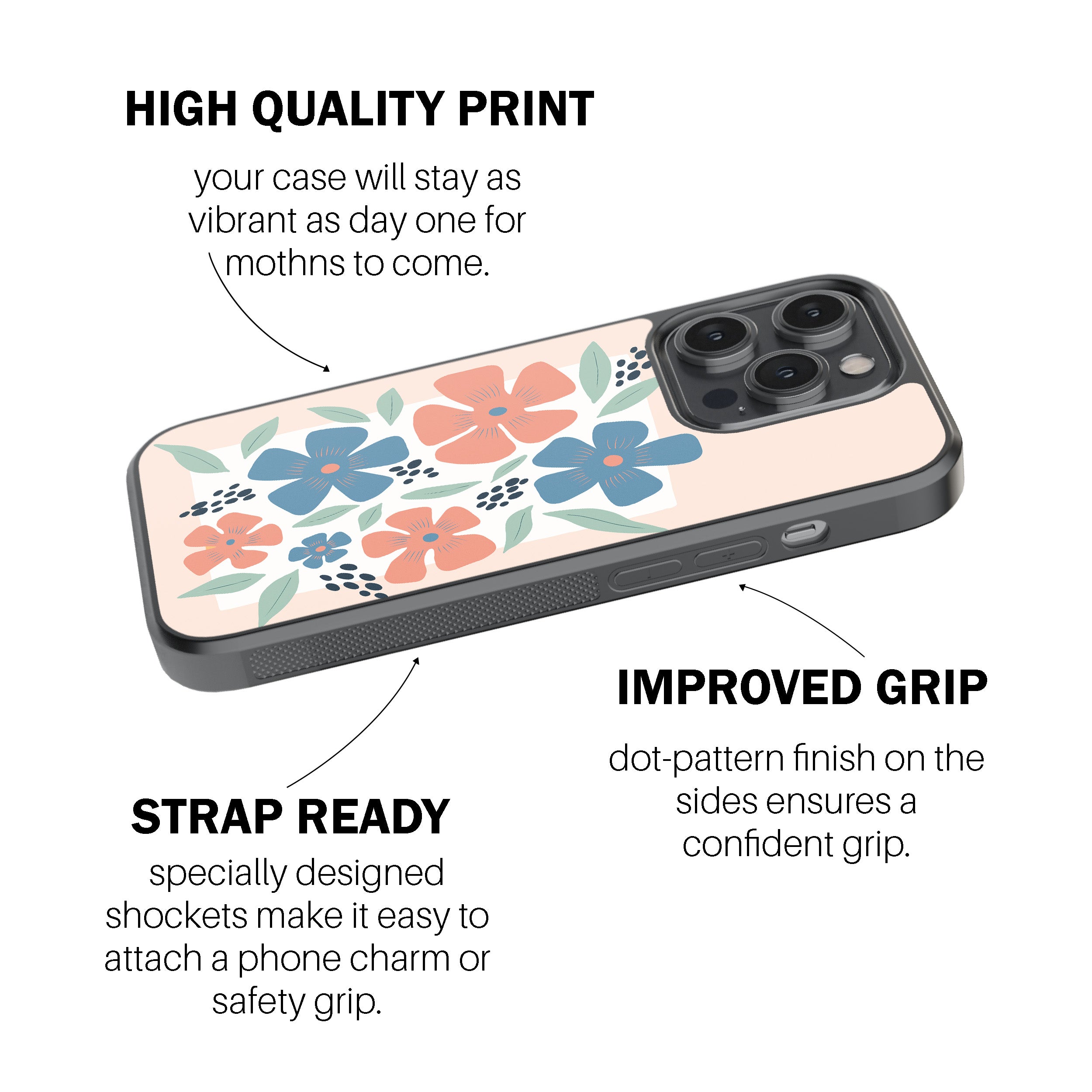 Ivory Bloom Phone Cover