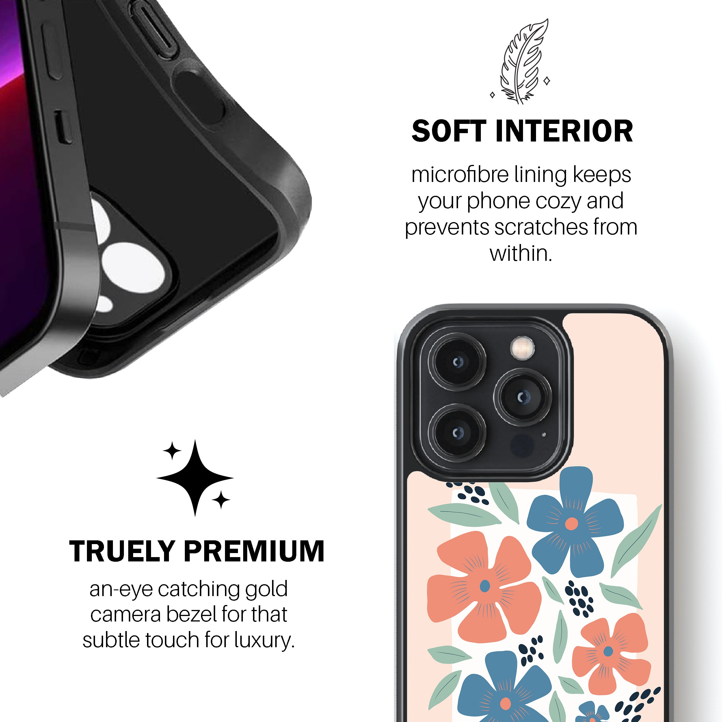 Ivory Bloom Phone Cover