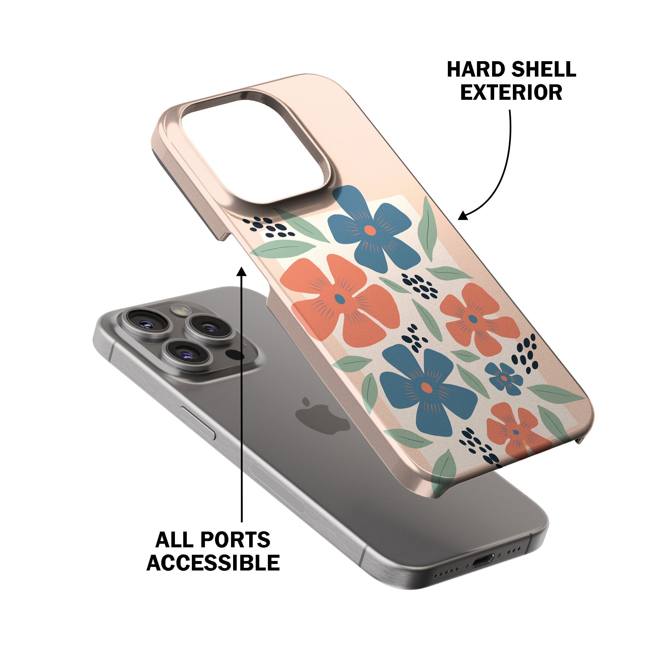 Ivory Bloom Phone Cover