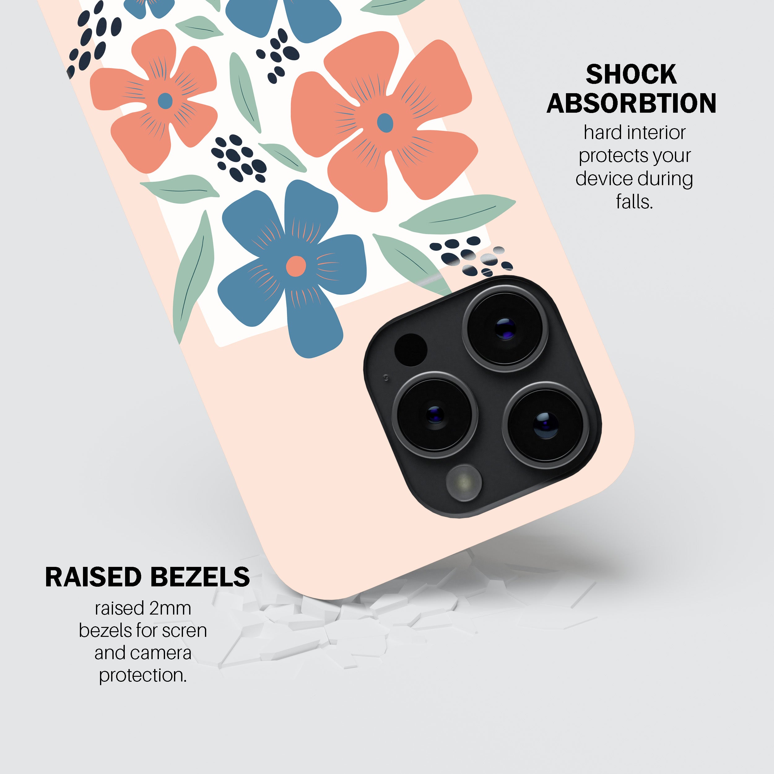 Ivory Bloom Phone Cover