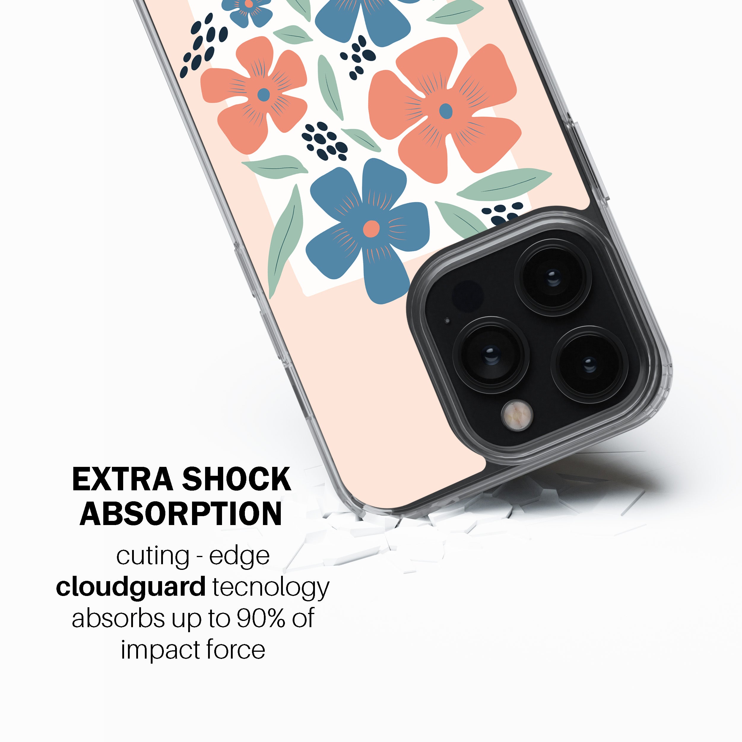 Ivory Bloom Phone Cover