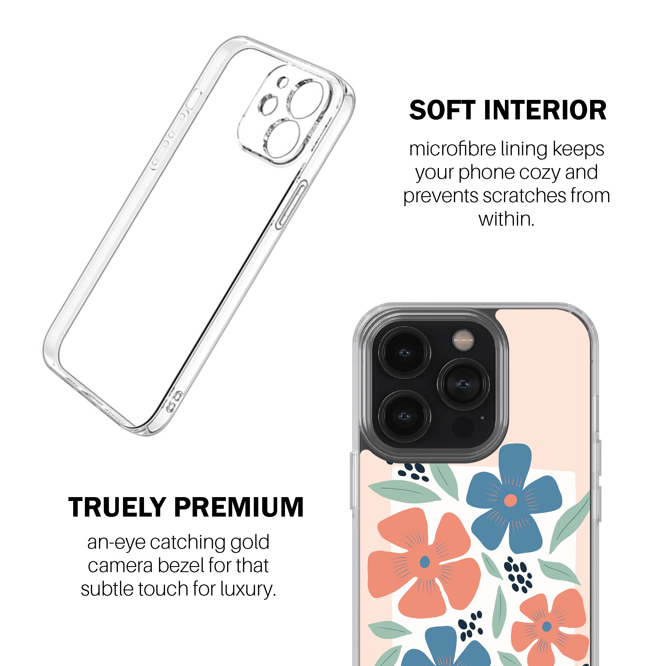 Ivory Bloom Phone Cover