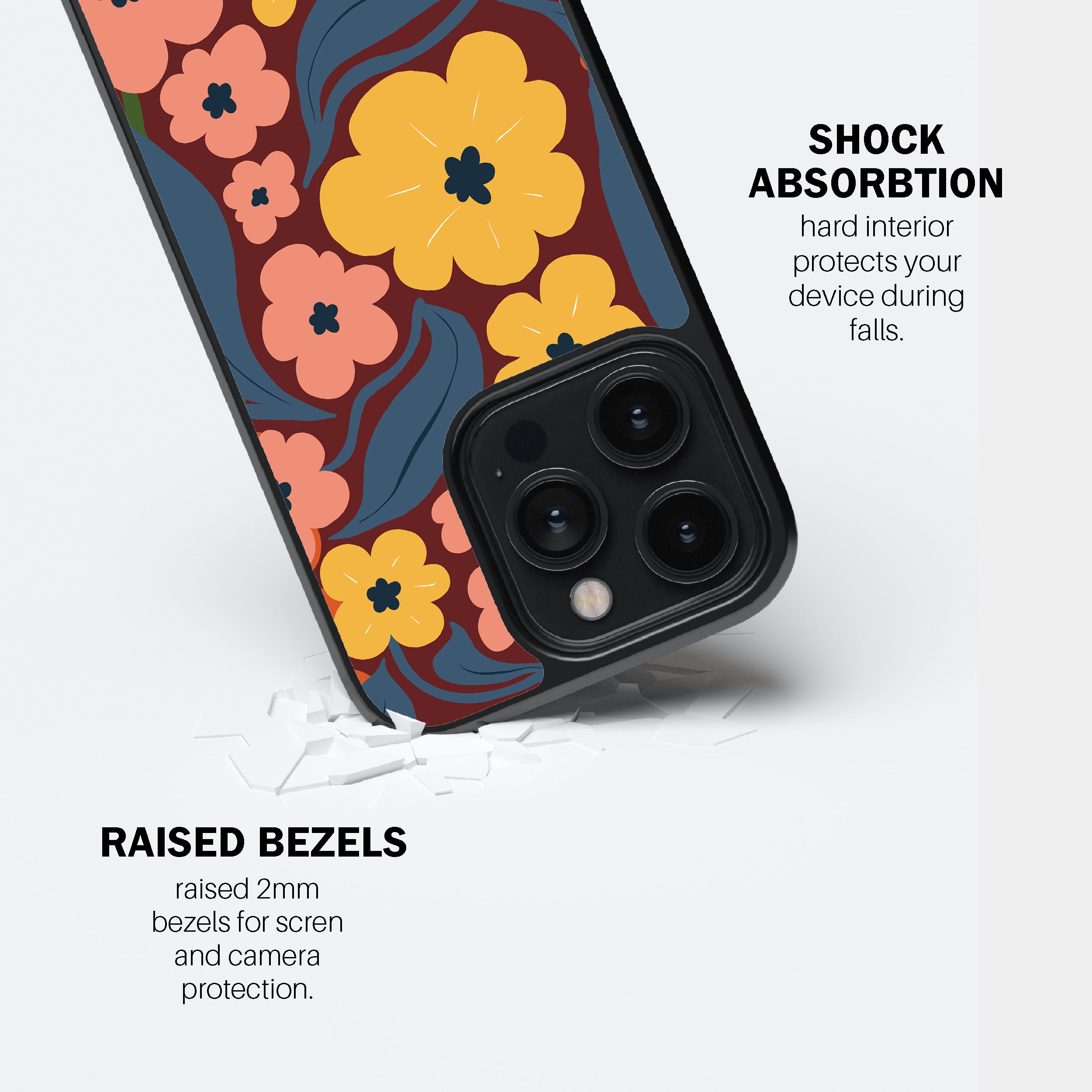 Midnight Bloom Phone Cover