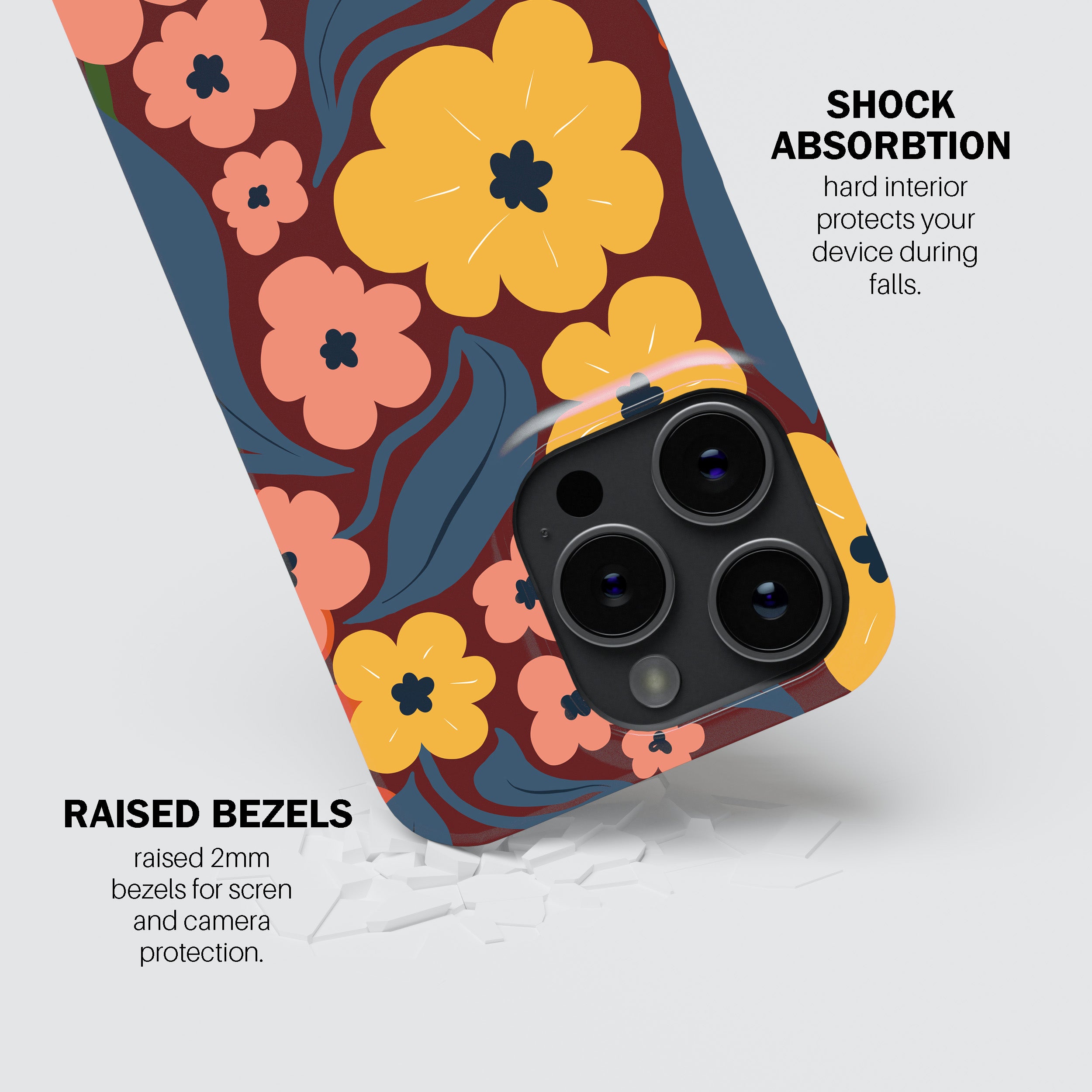 Midnight Bloom Phone Cover