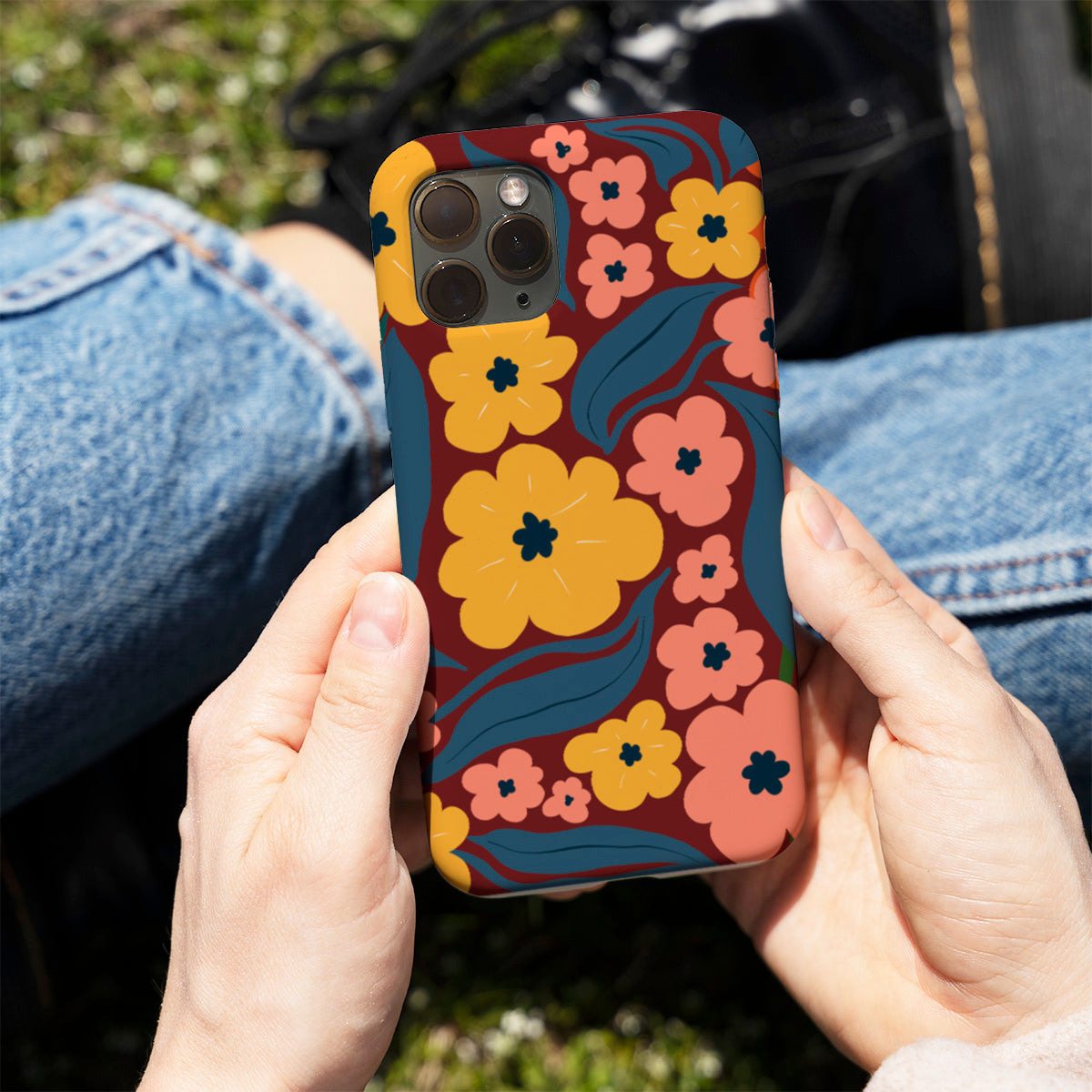 Midnight Bloom Phone Cover