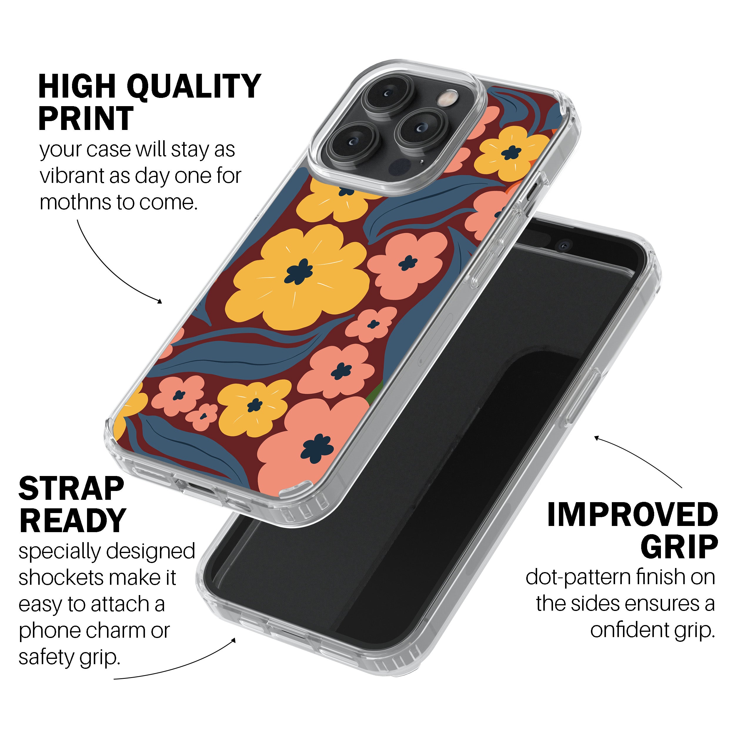 Midnight Bloom Phone Cover