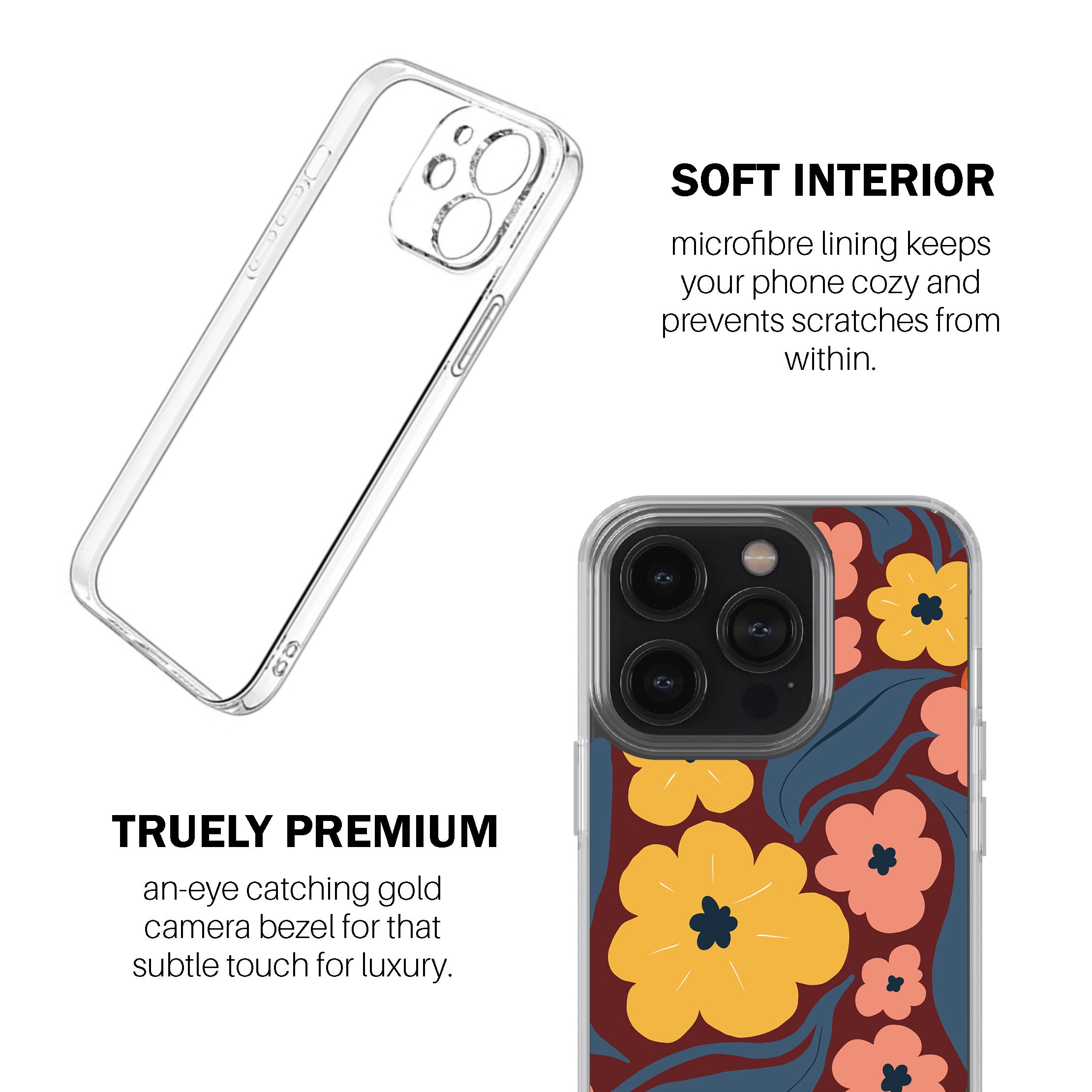 Midnight Bloom Phone Cover