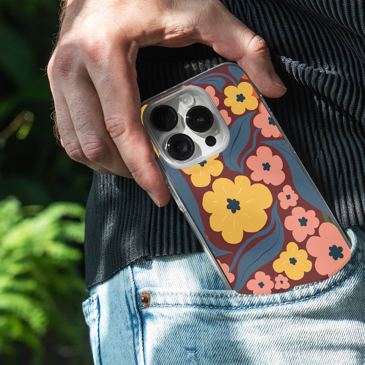 Midnight Bloom Phone Cover