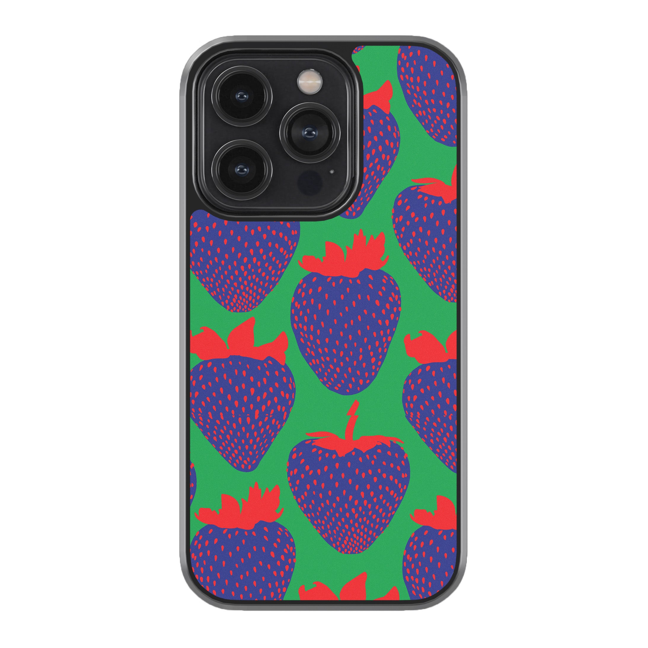 Electric Strawberry Cobalt Phone Cover
