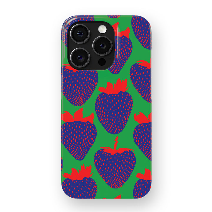 Electric Strawberry Cobalt Phone Cover