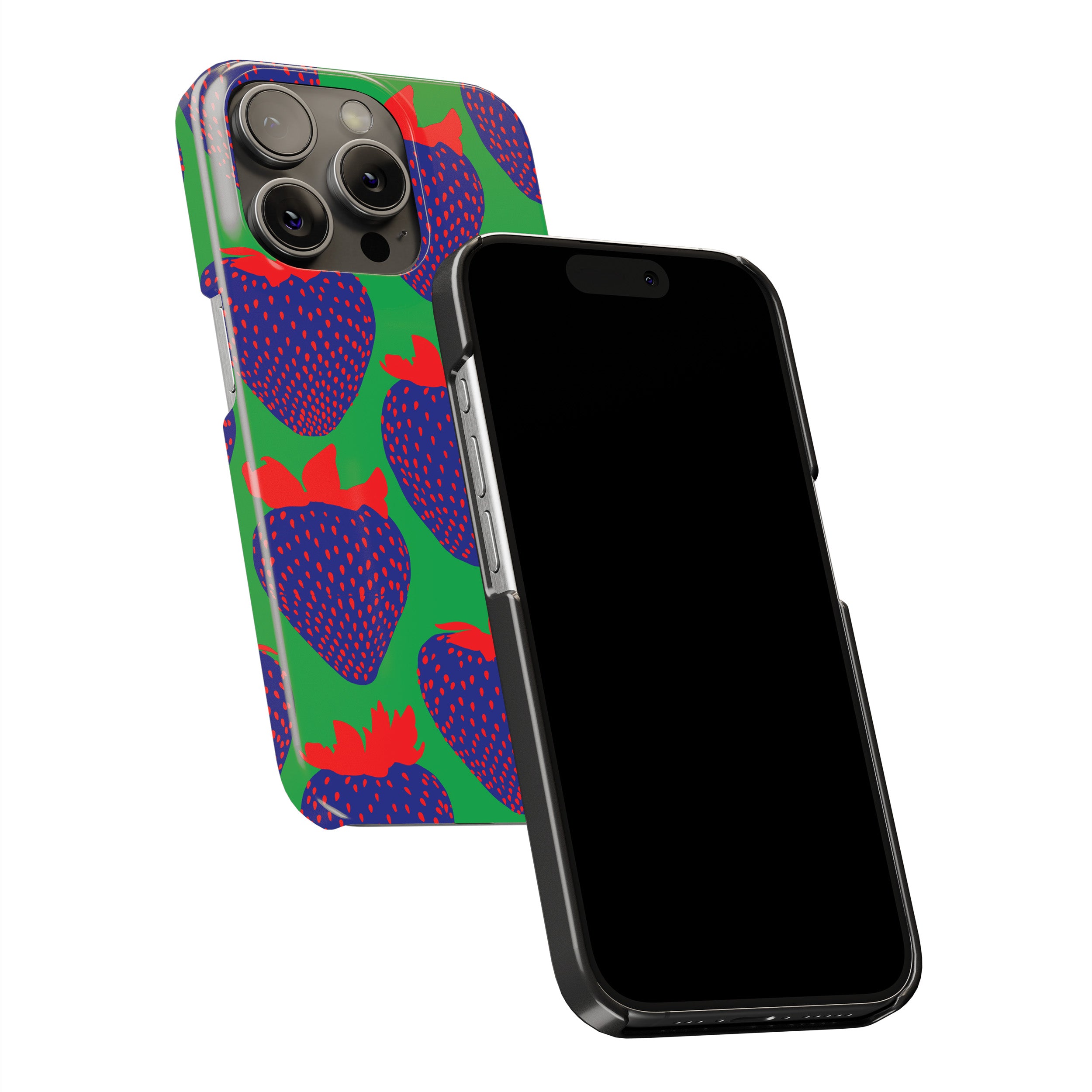 Electric Strawberry Cobalt Phone Cover