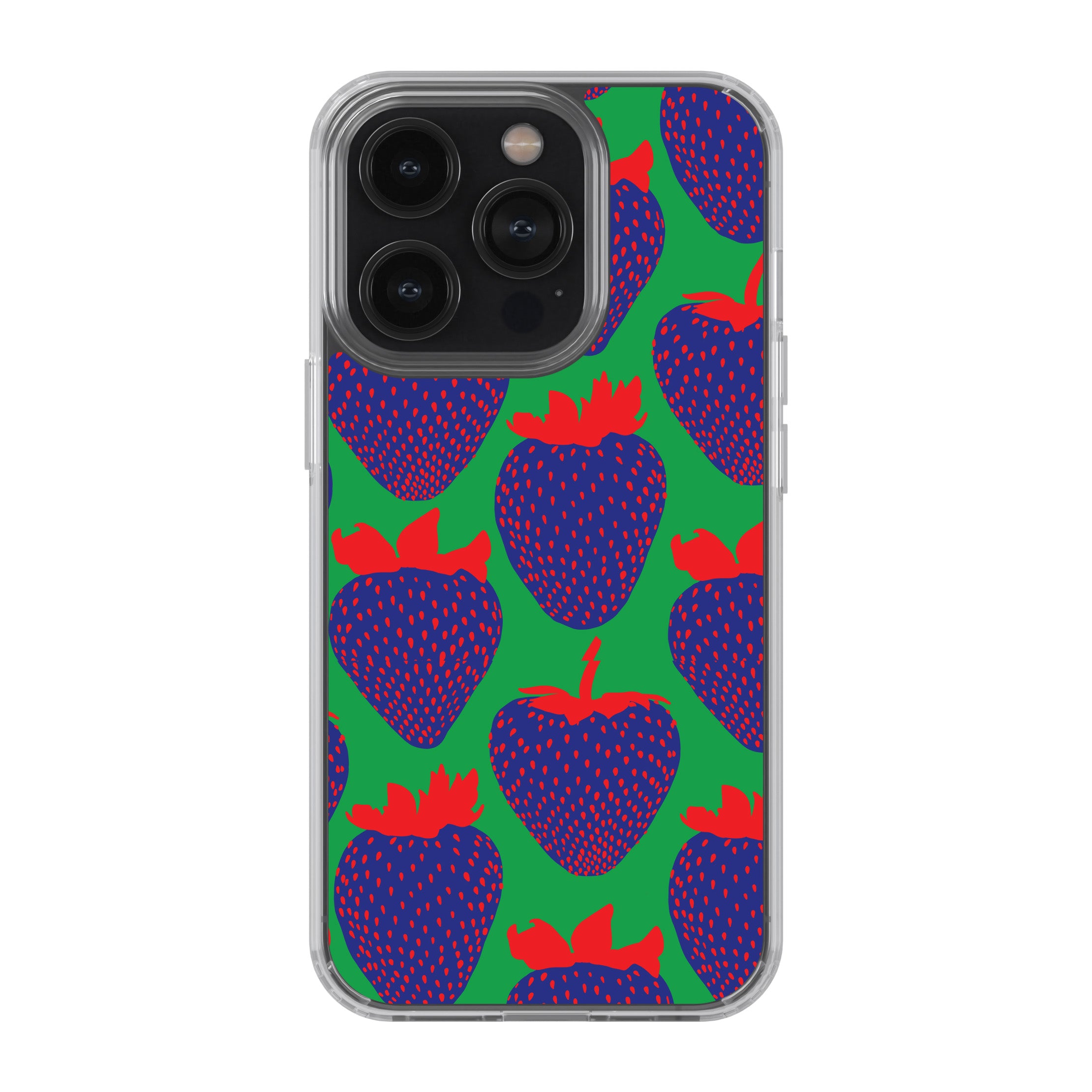 Electric Strawberry Cobalt Phone Cover