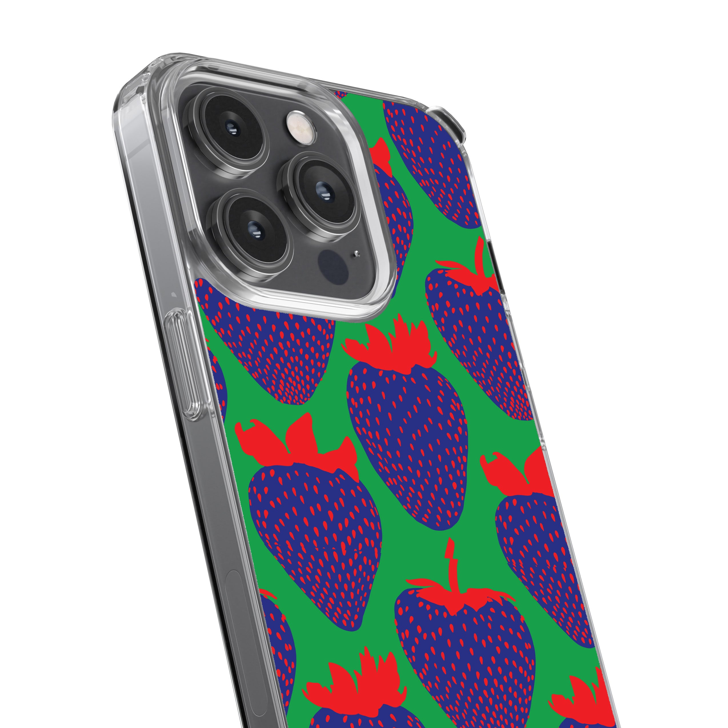 Electric Strawberry Cobalt Phone Cover