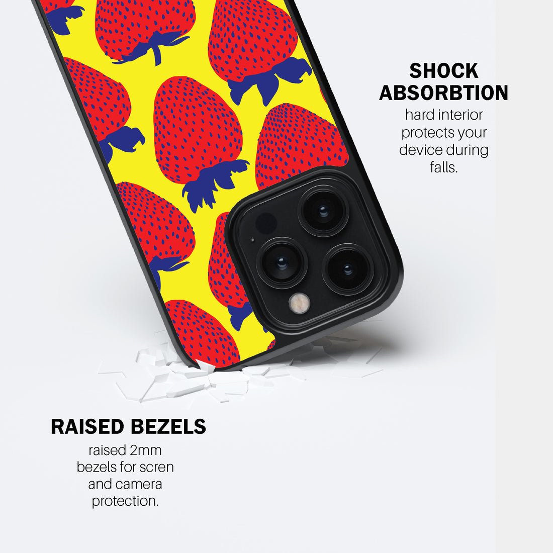 Electric Strawberry Red Phone Cover