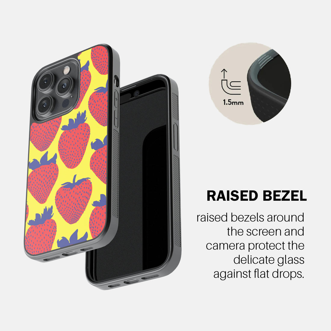 Electric Strawberry Red Phone Cover