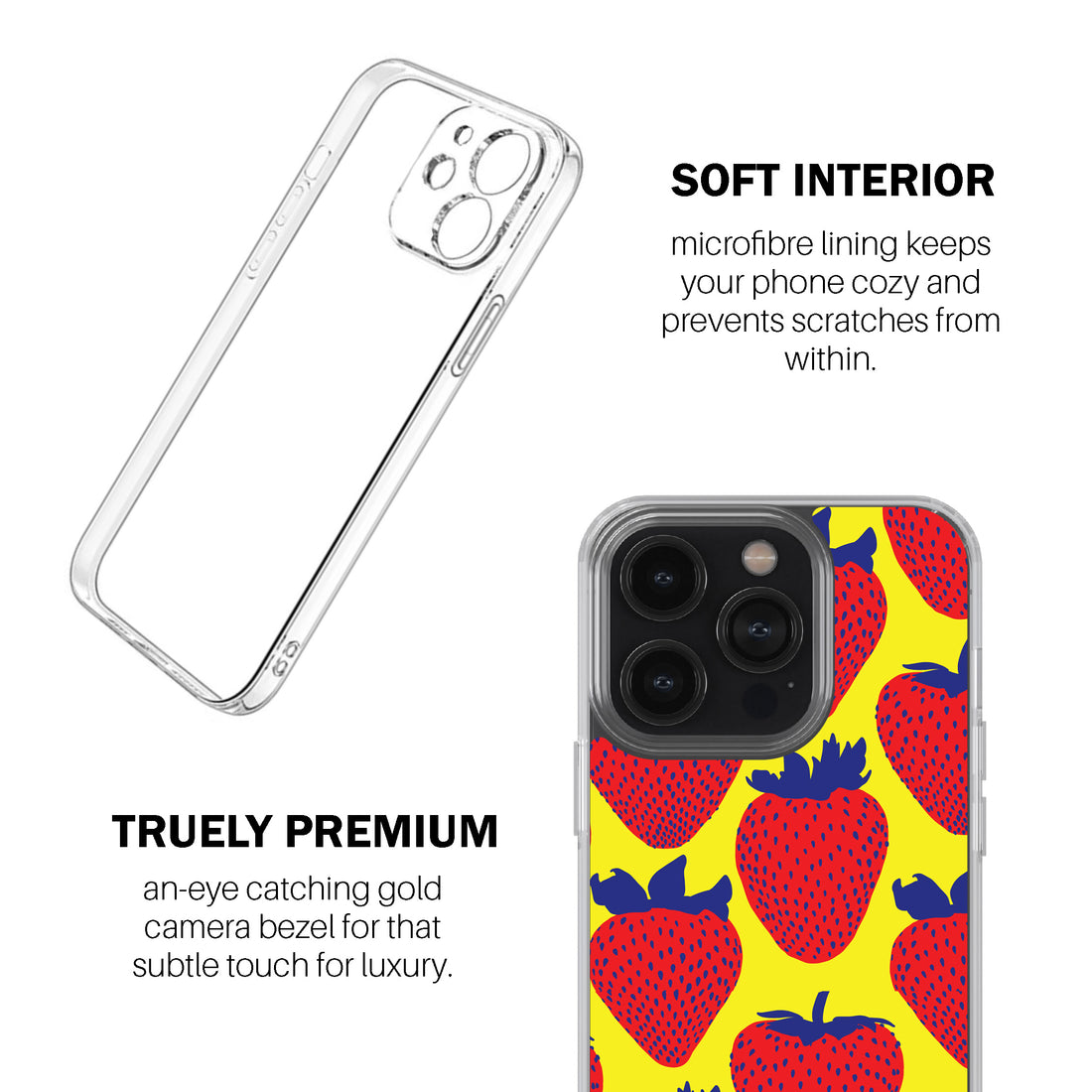 Electric Strawberry Red Phone Cover