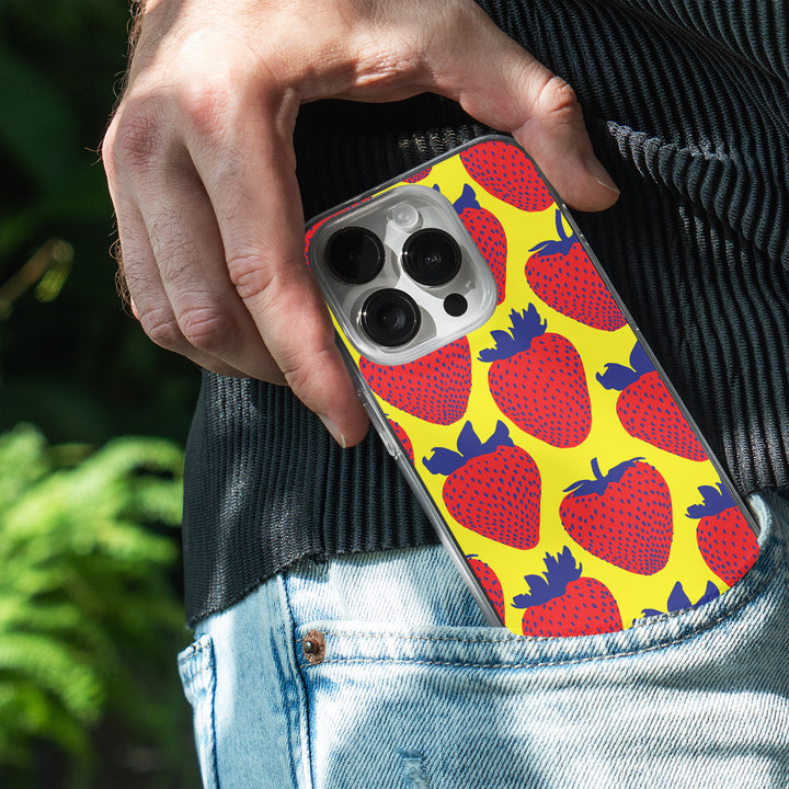 Electric Strawberry Red Phone Cover