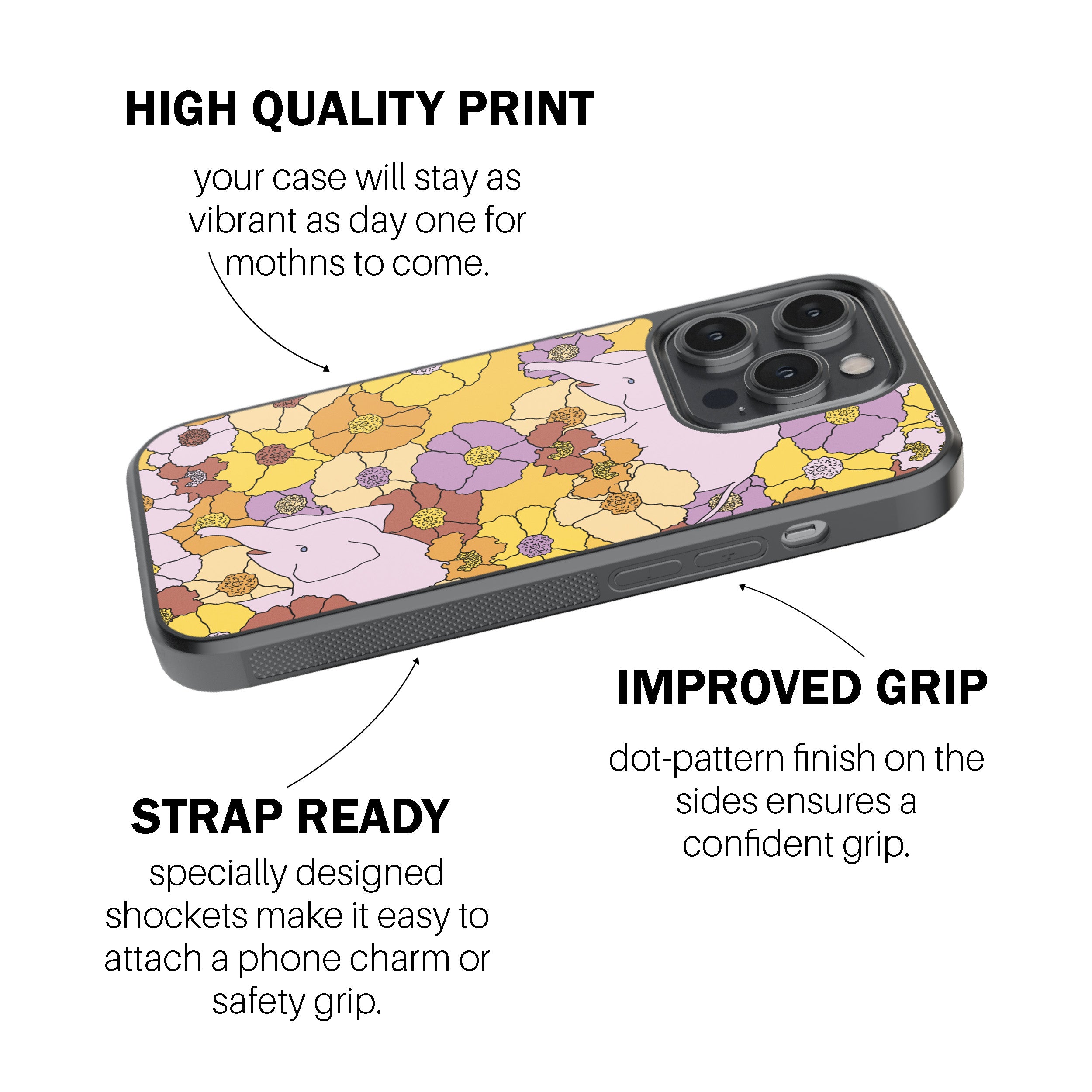 Elephant Blossom Phone Cover