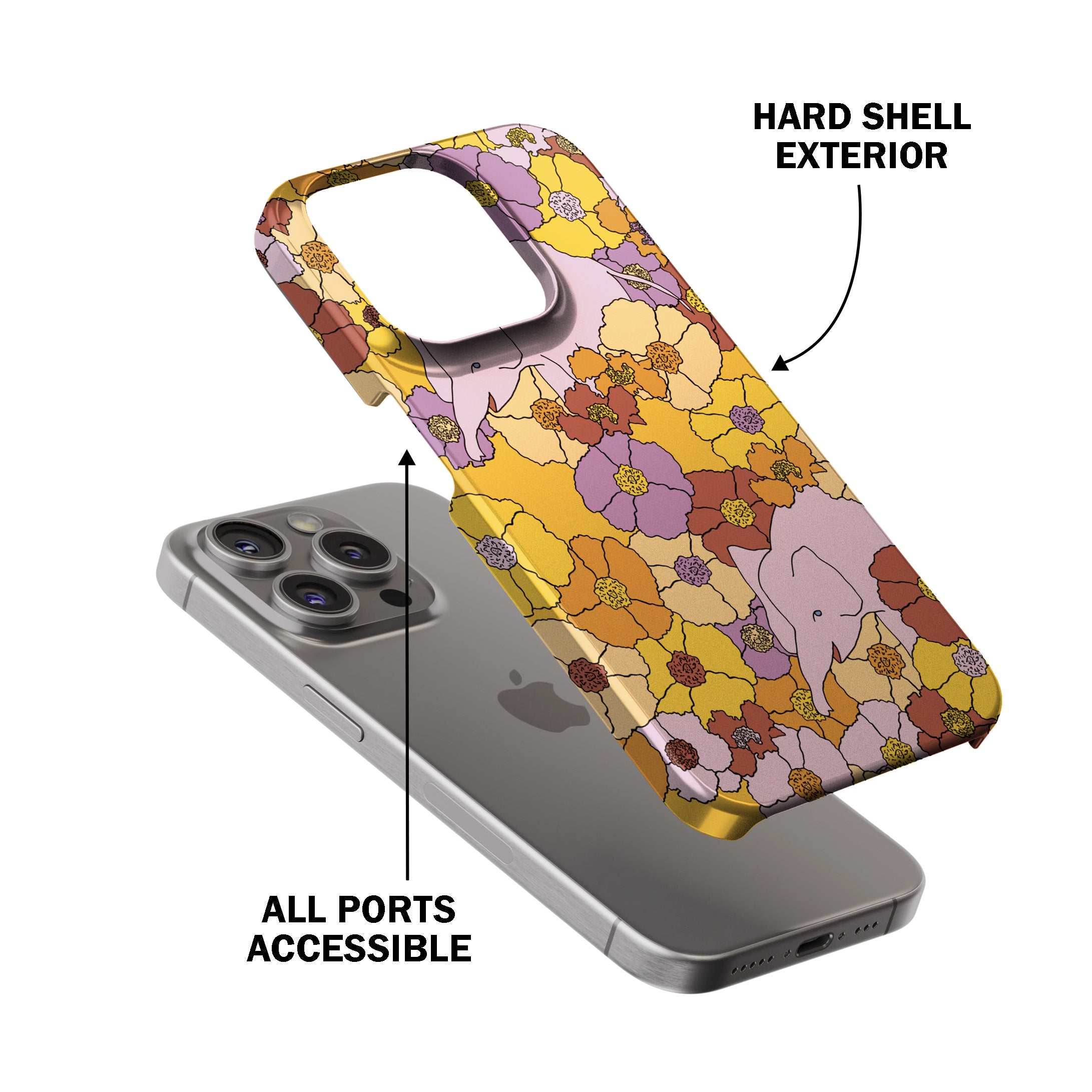 Elephant Blossom Phone Cover