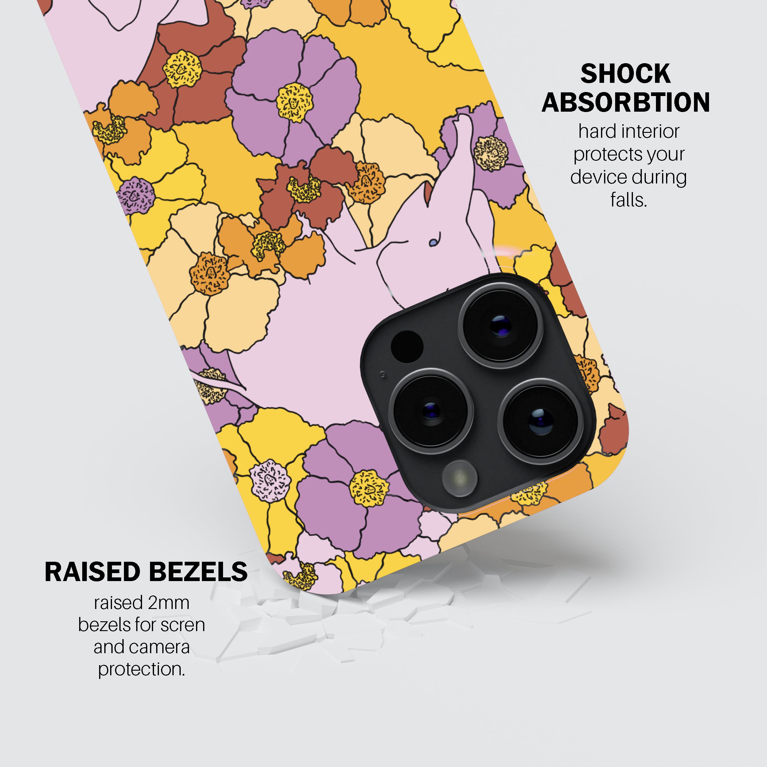 Elephant Blossom Phone Cover