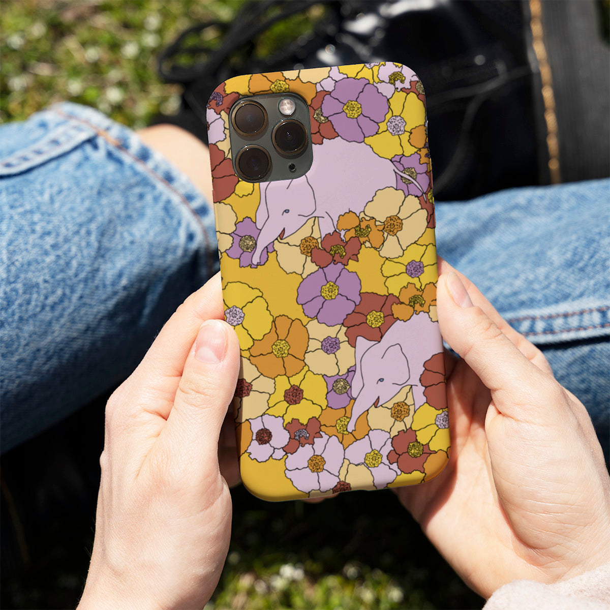 Elephant Blossom Phone Cover