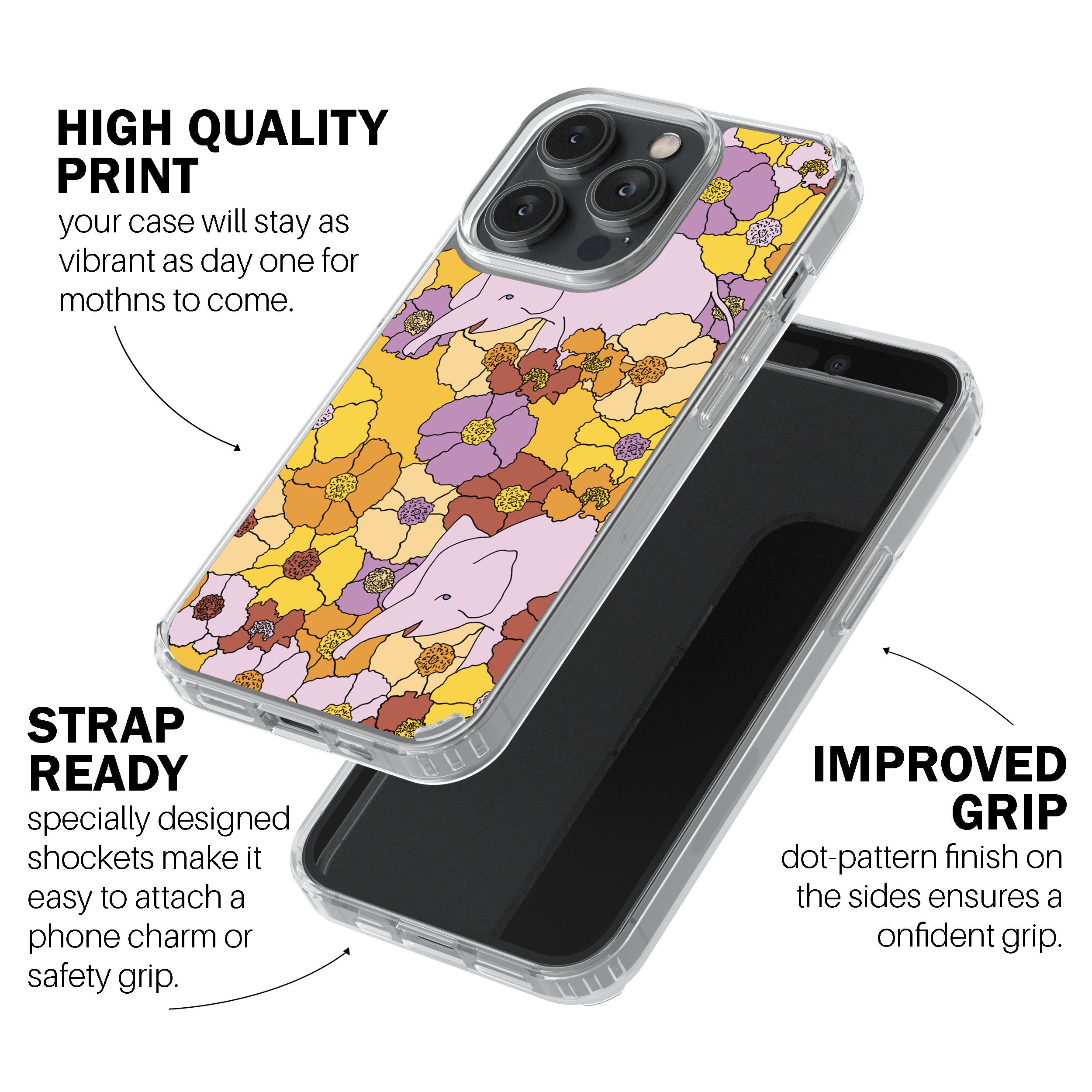 Elephant Blossom Phone Cover