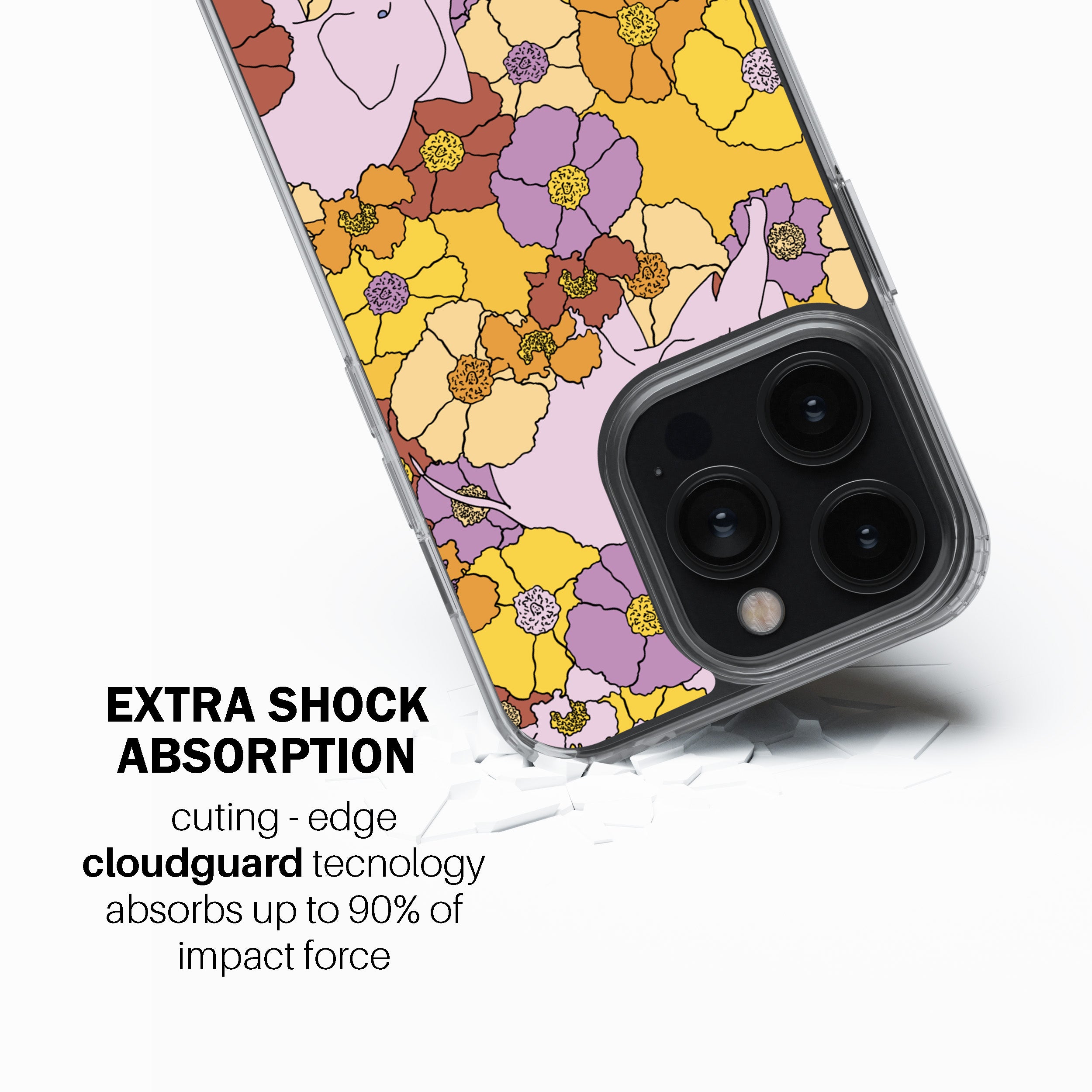 Elephant Blossom Phone Cover