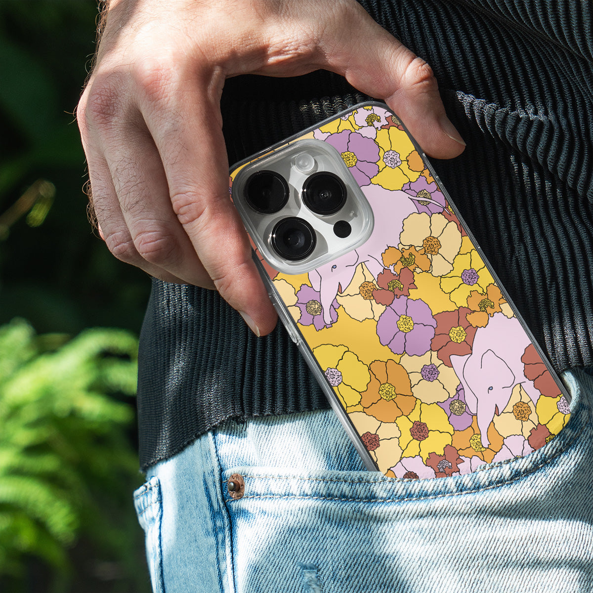 Elephant Blossom Phone Cover